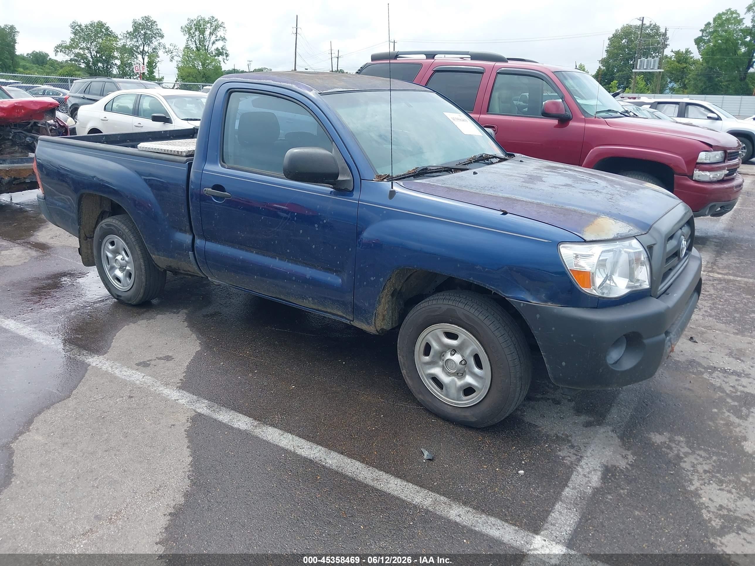 2007 Toyota Tacoma   Blue vin: 5TENX22N87Z393665