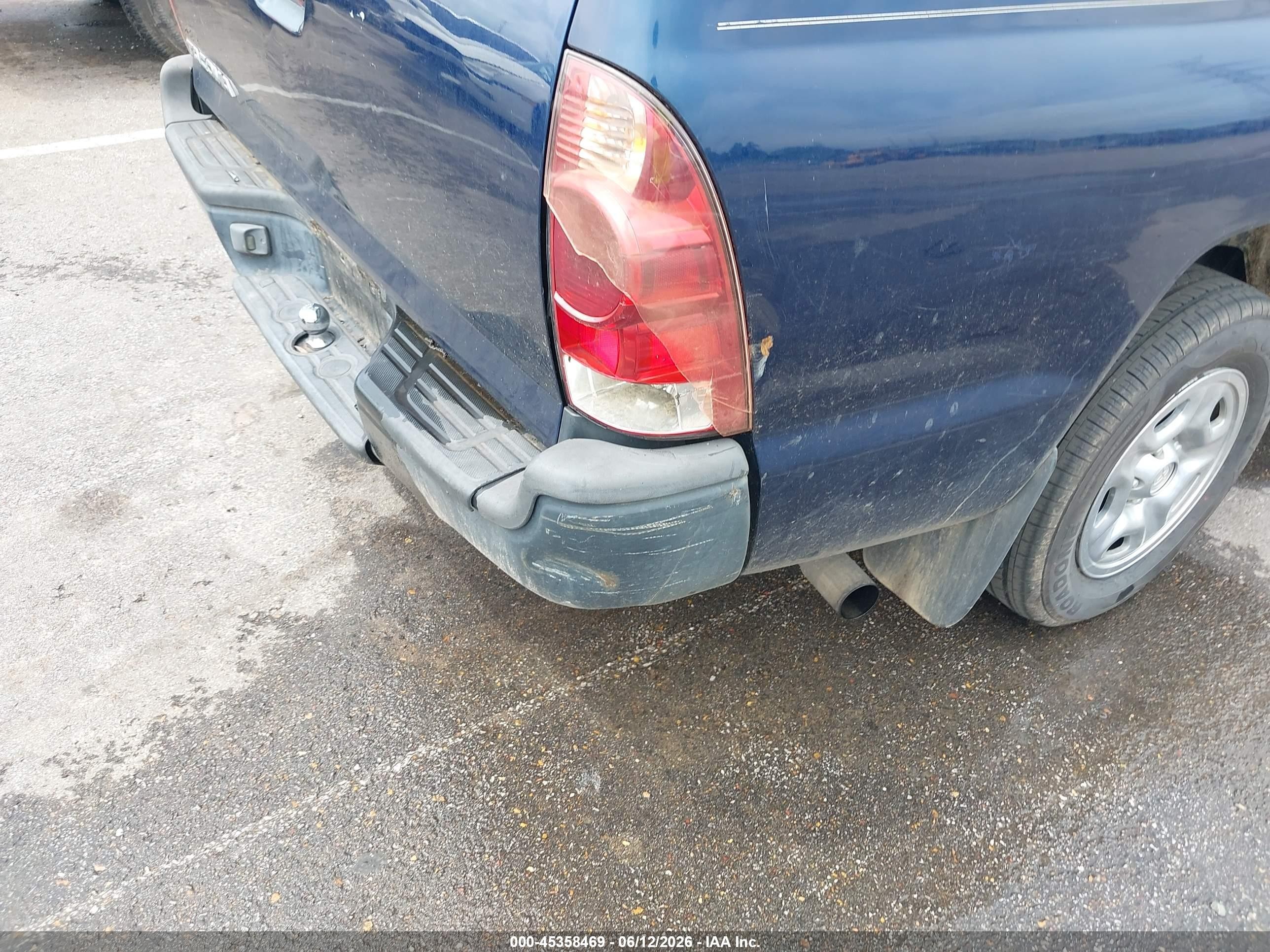 2007 Toyota Tacoma   Blue vin: 5TENX22N87Z393665