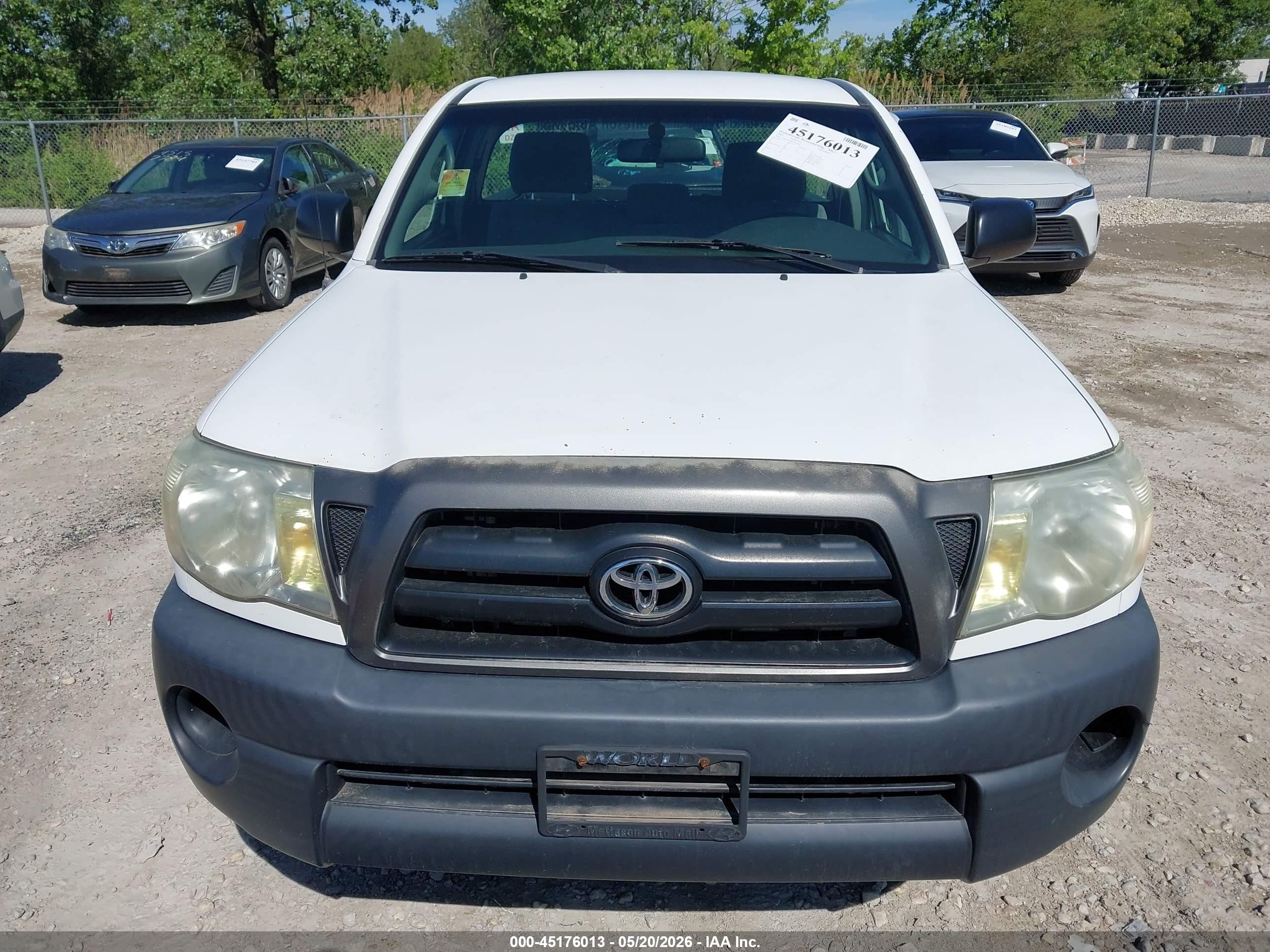 2007 Toyota Tacoma   White vin: 5TENX22N87Z461382
