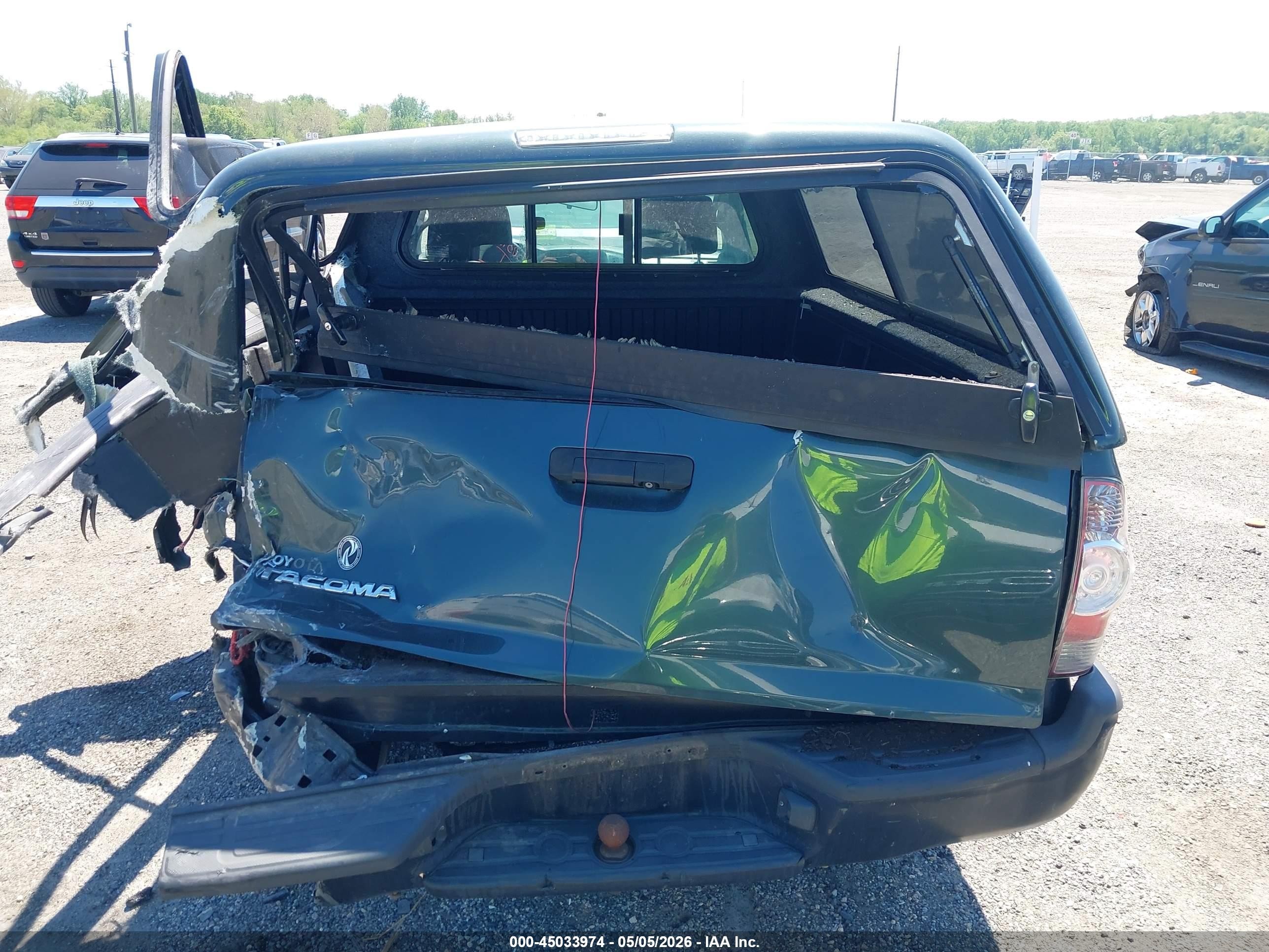 2009 Toyota Tacoma   Green vin: 5TENX22N89Z652805