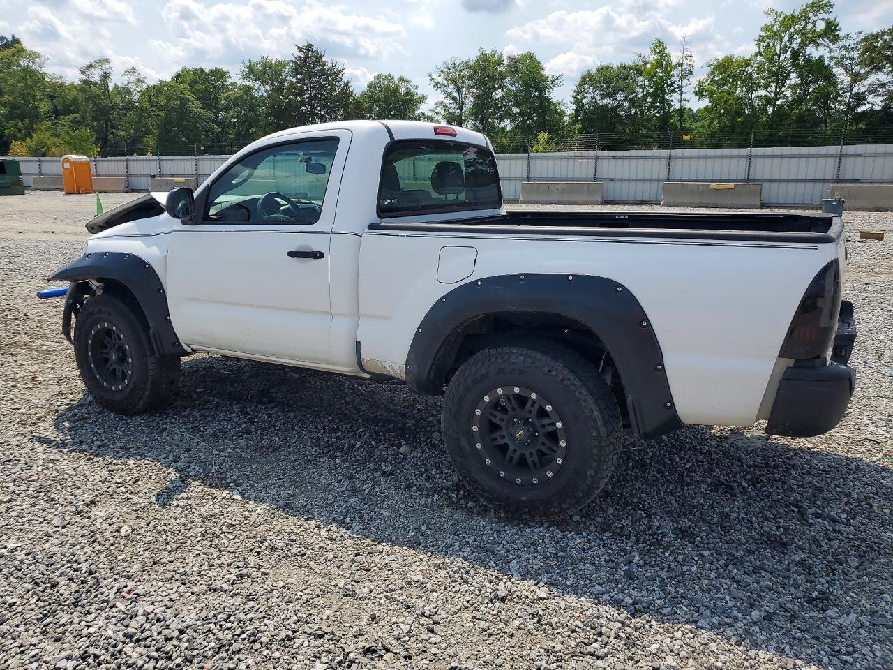 2006 Toyota Tacoma Base White vin: 5TENX22N96Z277471