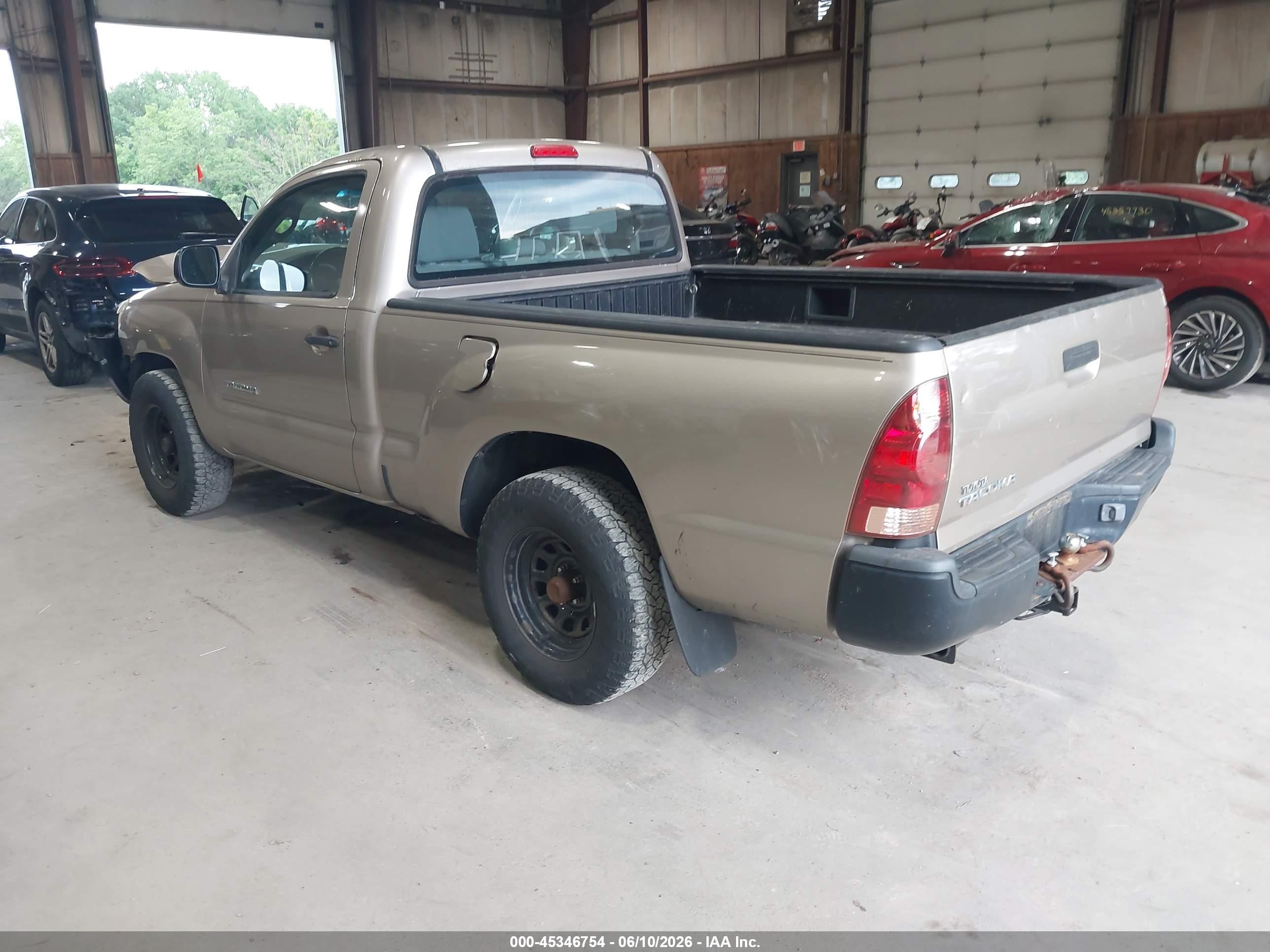 2006 Toyota Tacoma   Золотой vin: 5TENX22N96Z283366