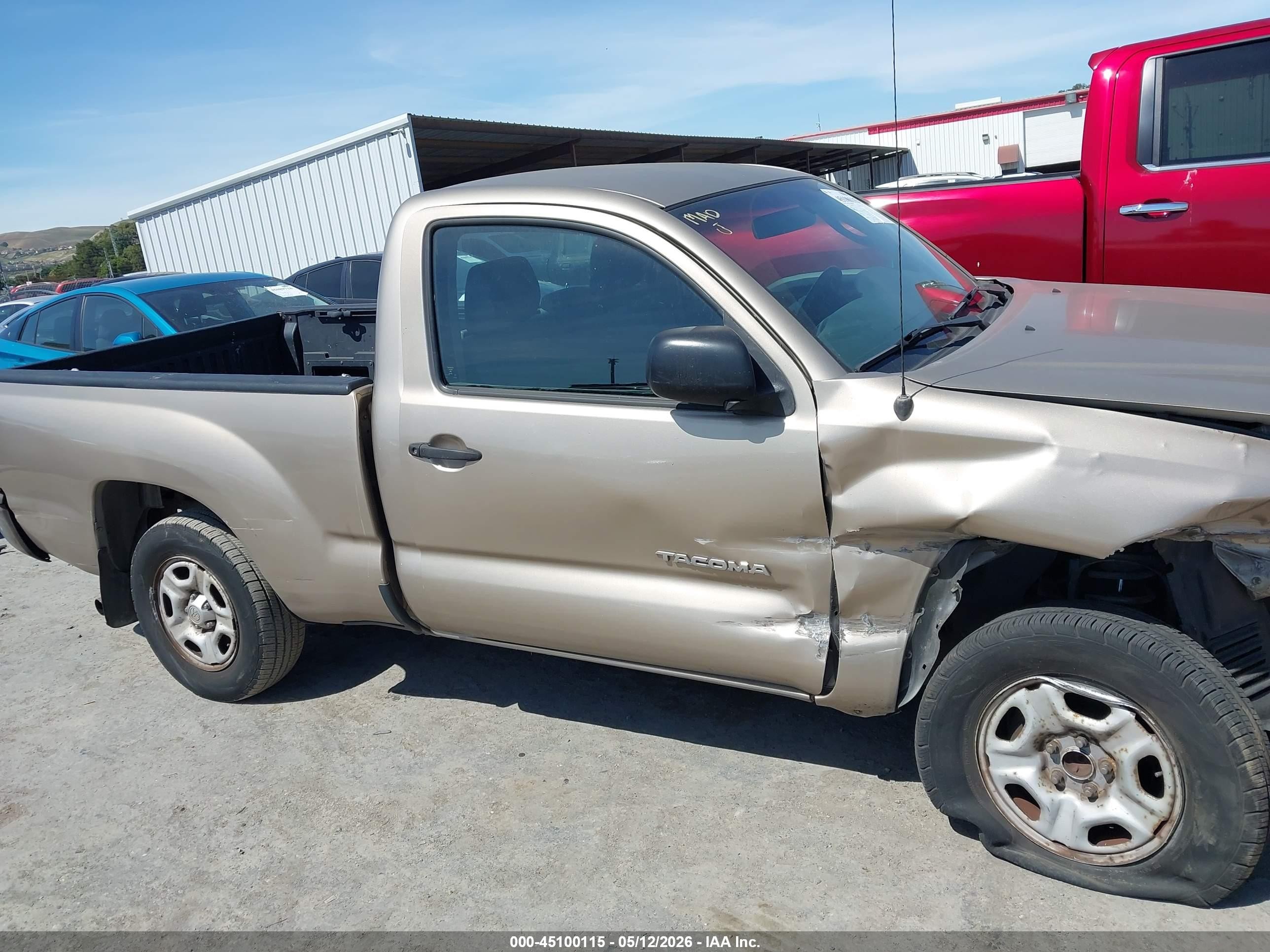 2007 Toyota Tacoma   Brown vin: 5TENX22N97Z411249