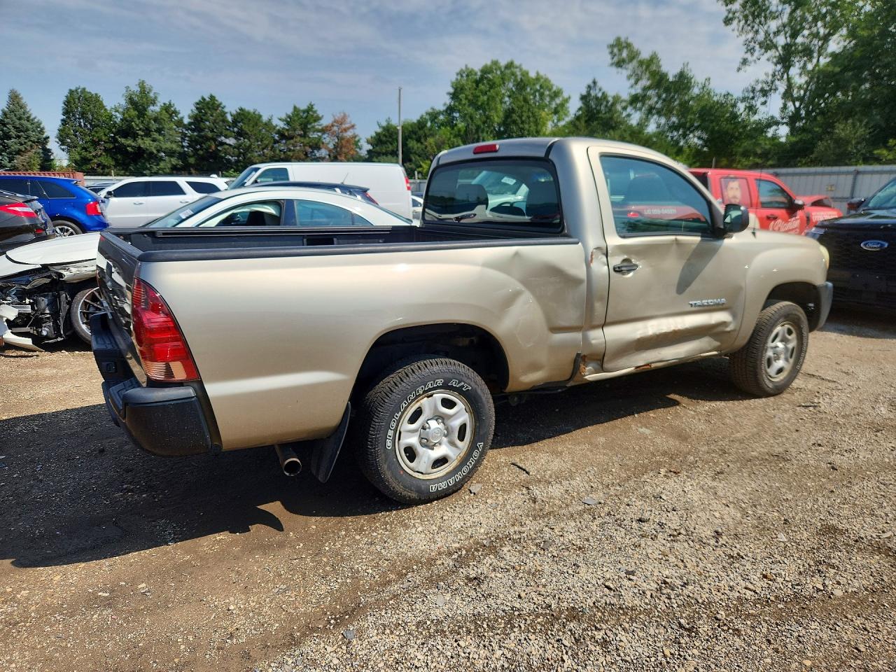 2007 Toyota Tacoma Base Tan vin: 5TENX22N97Z419478