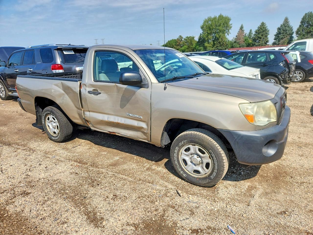 2007 Toyota Tacoma Base Tan vin: 5TENX22N97Z419478