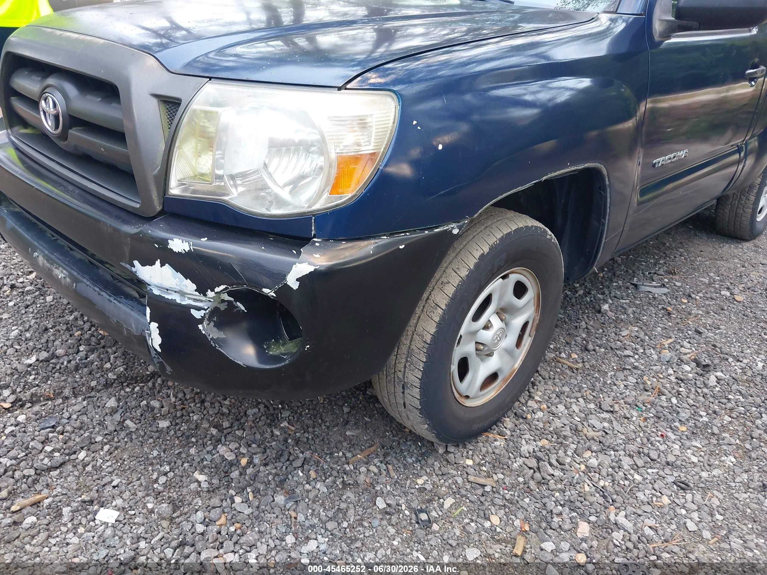 2008 Toyota Tacoma   Blue vin: 5TENX22N98Z471680