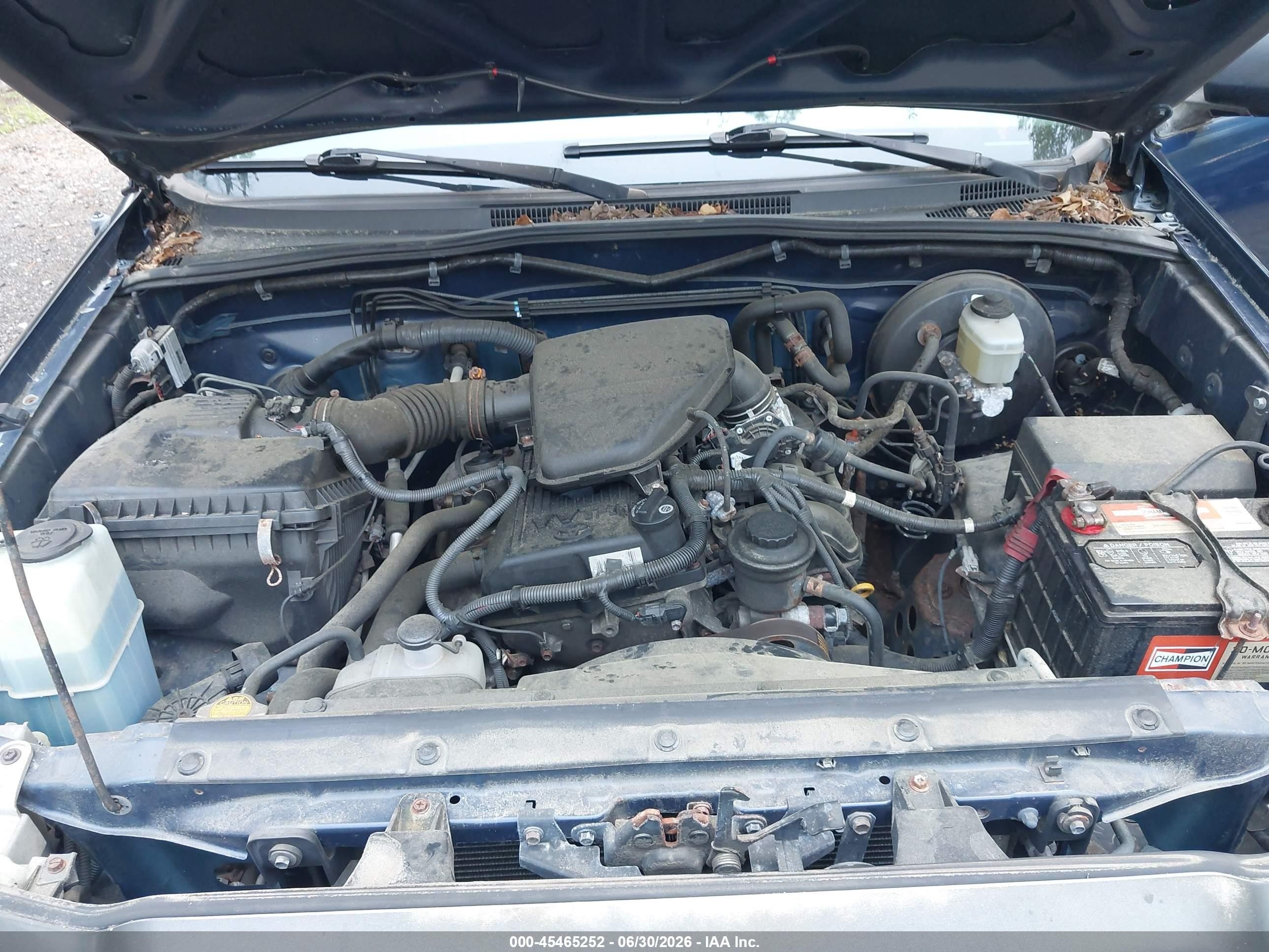 2008 Toyota Tacoma   Blue vin: 5TENX22N98Z471680