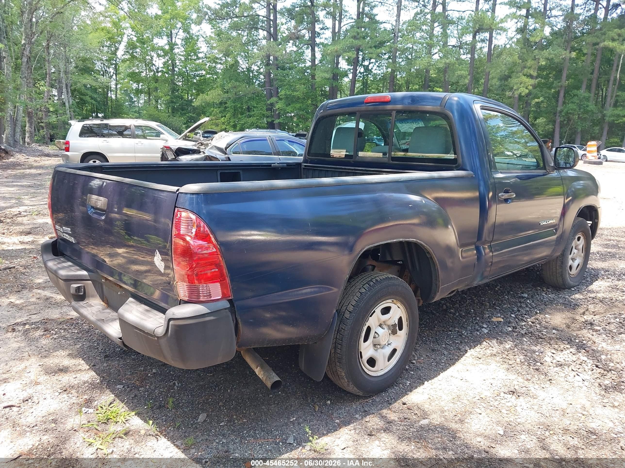 2008 Toyota Tacoma   Blue vin: 5TENX22N98Z471680