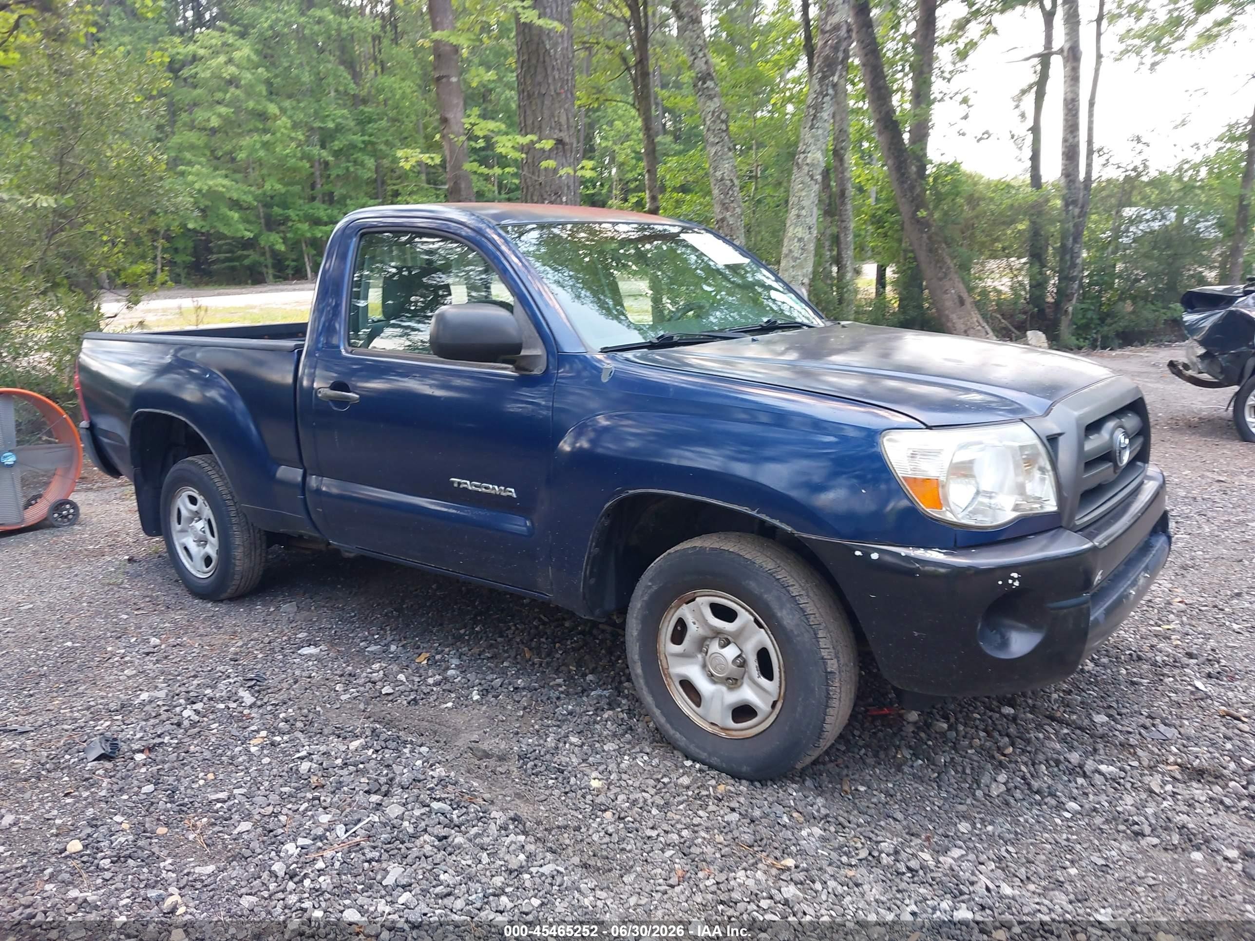 2008 Toyota Tacoma   Blue vin: 5TENX22N98Z471680