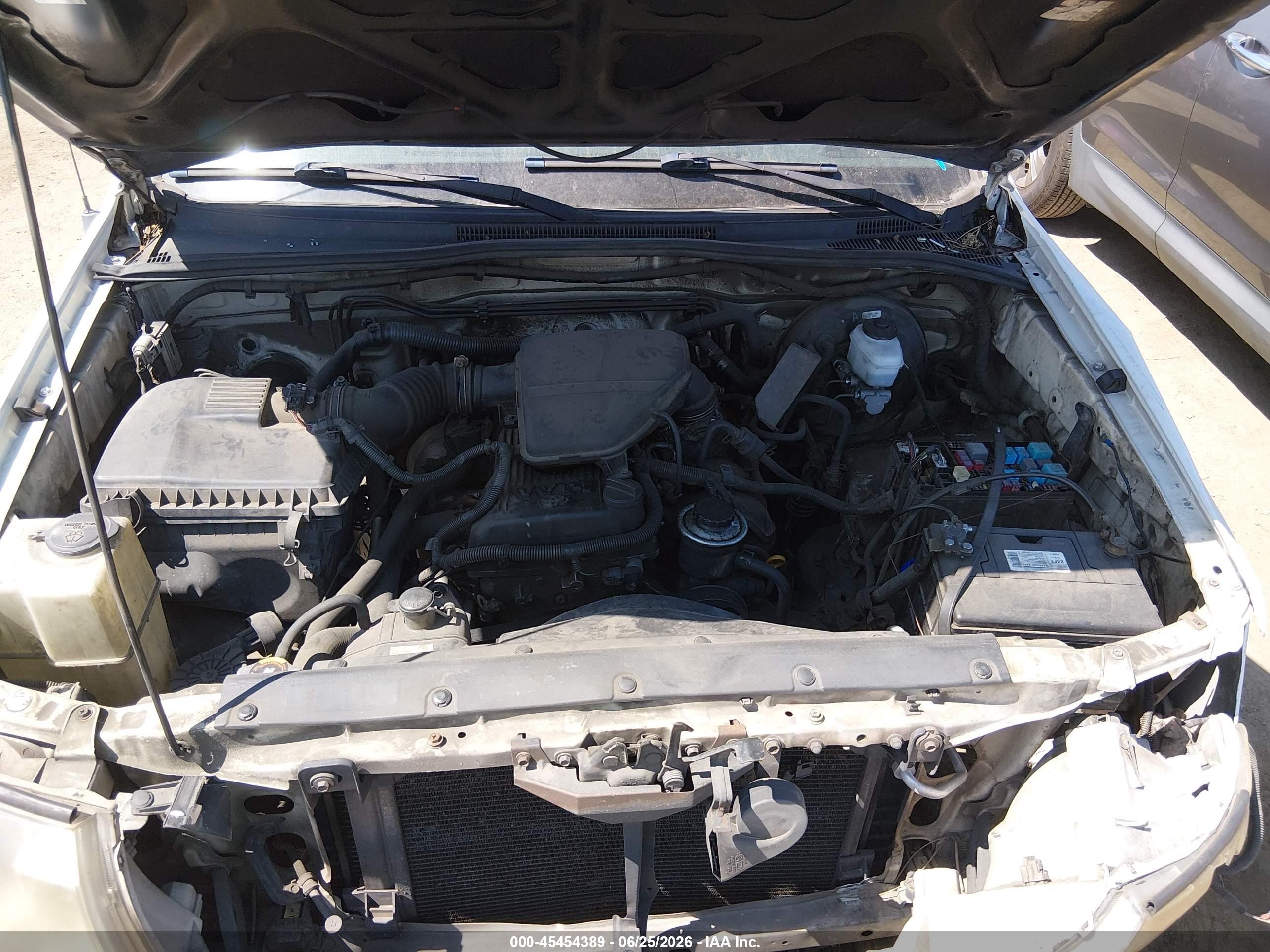 2007 Toyota Tacoma   White vin: 5TENX22NX7Z333418