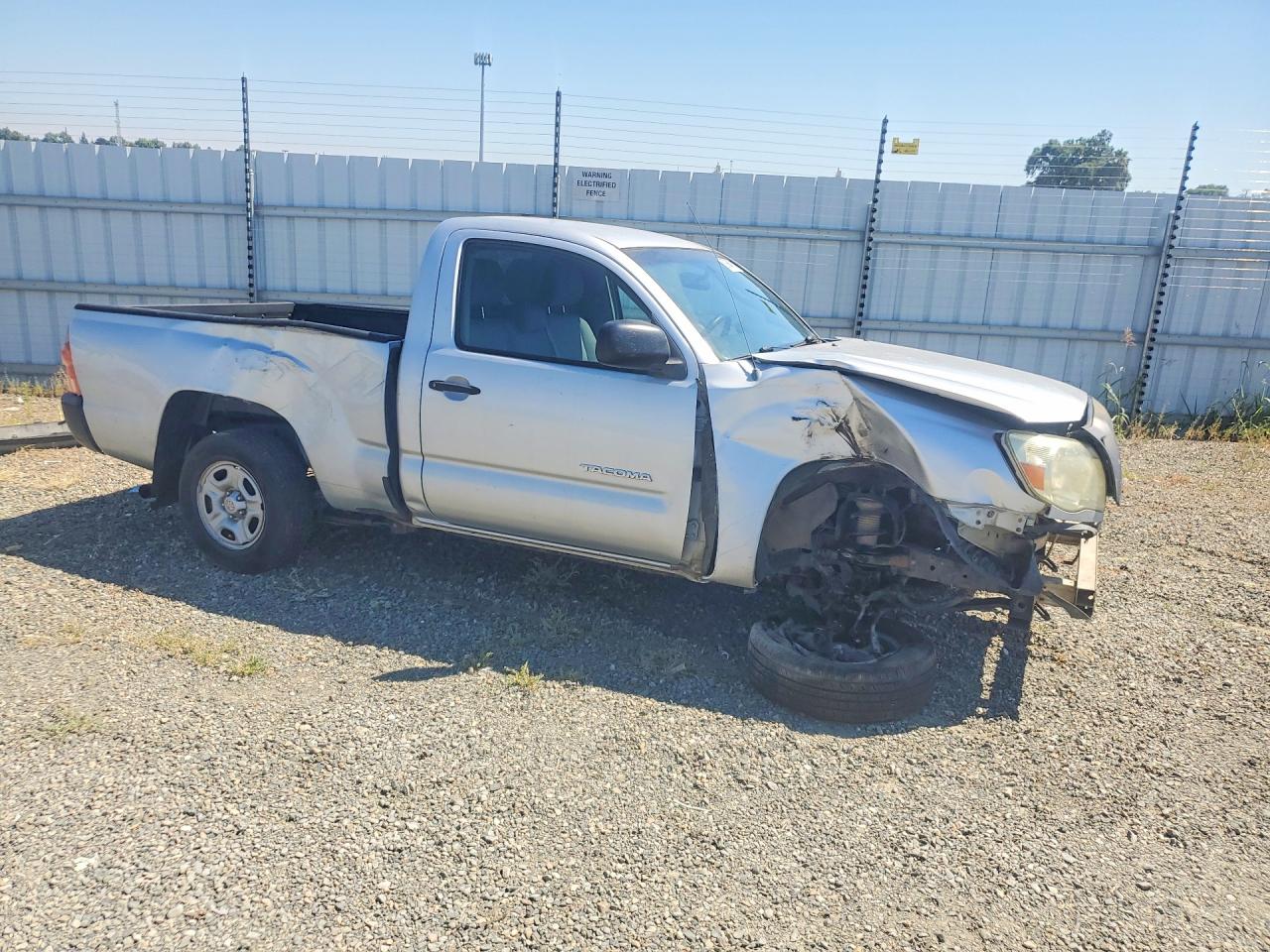 2008 Toyota Tacoma Base Silver vin: 5TENX22NX8Z522216