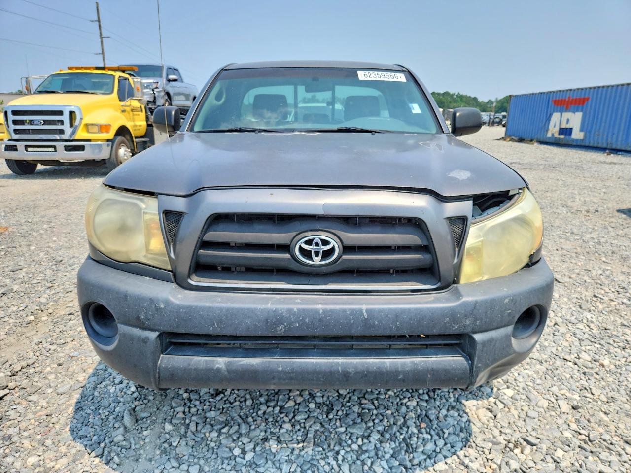 2009 Toyota Tacoma Base Серый vin: 5TENX22NX9Z638839