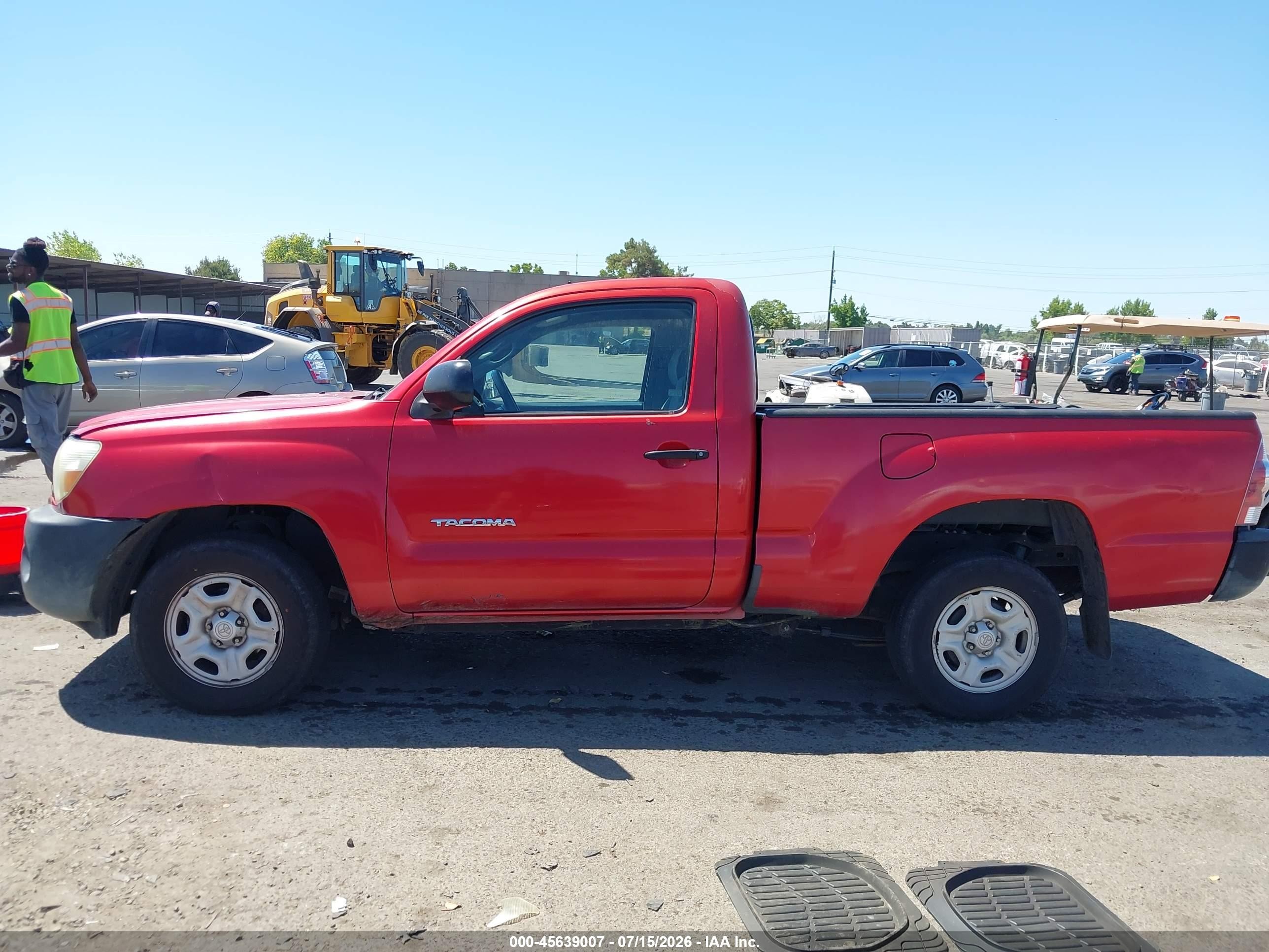 2010 Toyota Tacoma   Red vin: 5TENX4CN5AZ705443
