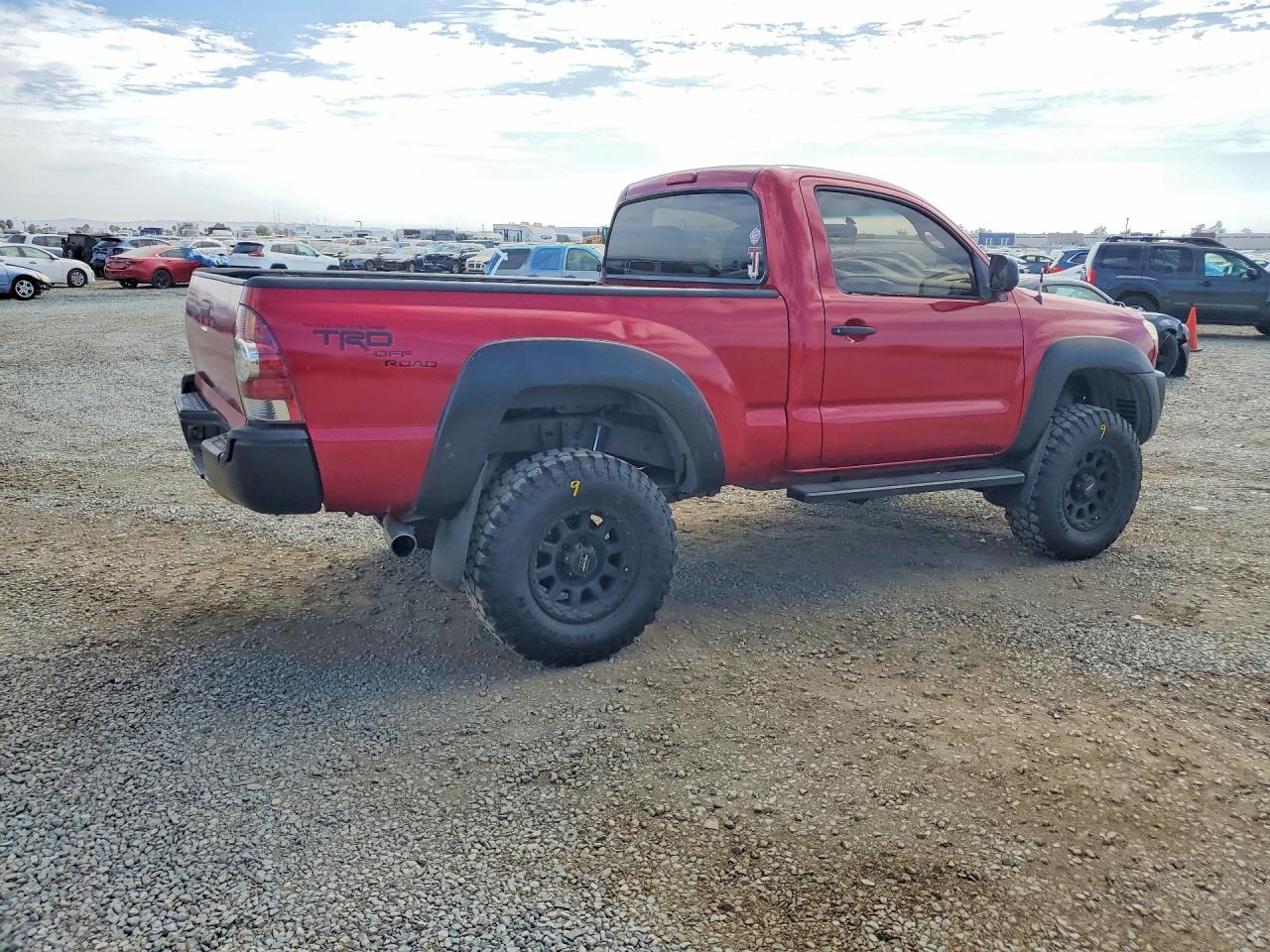 2005 Toyota Tacoma Prerunner Red vin: 5TENX62N55Z098298