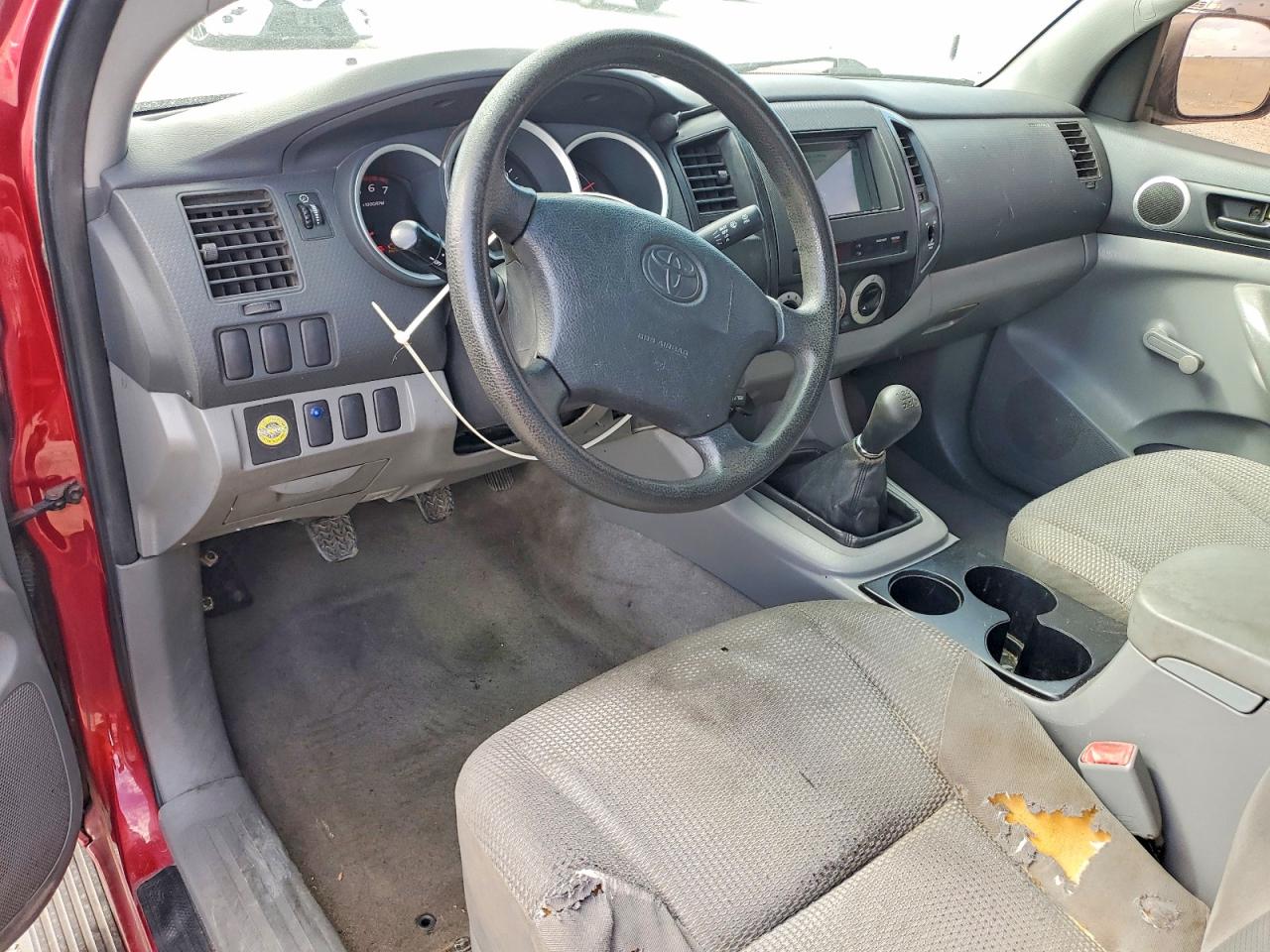 2005 Toyota Tacoma Prerunner Red vin: 5TENX62N55Z098298