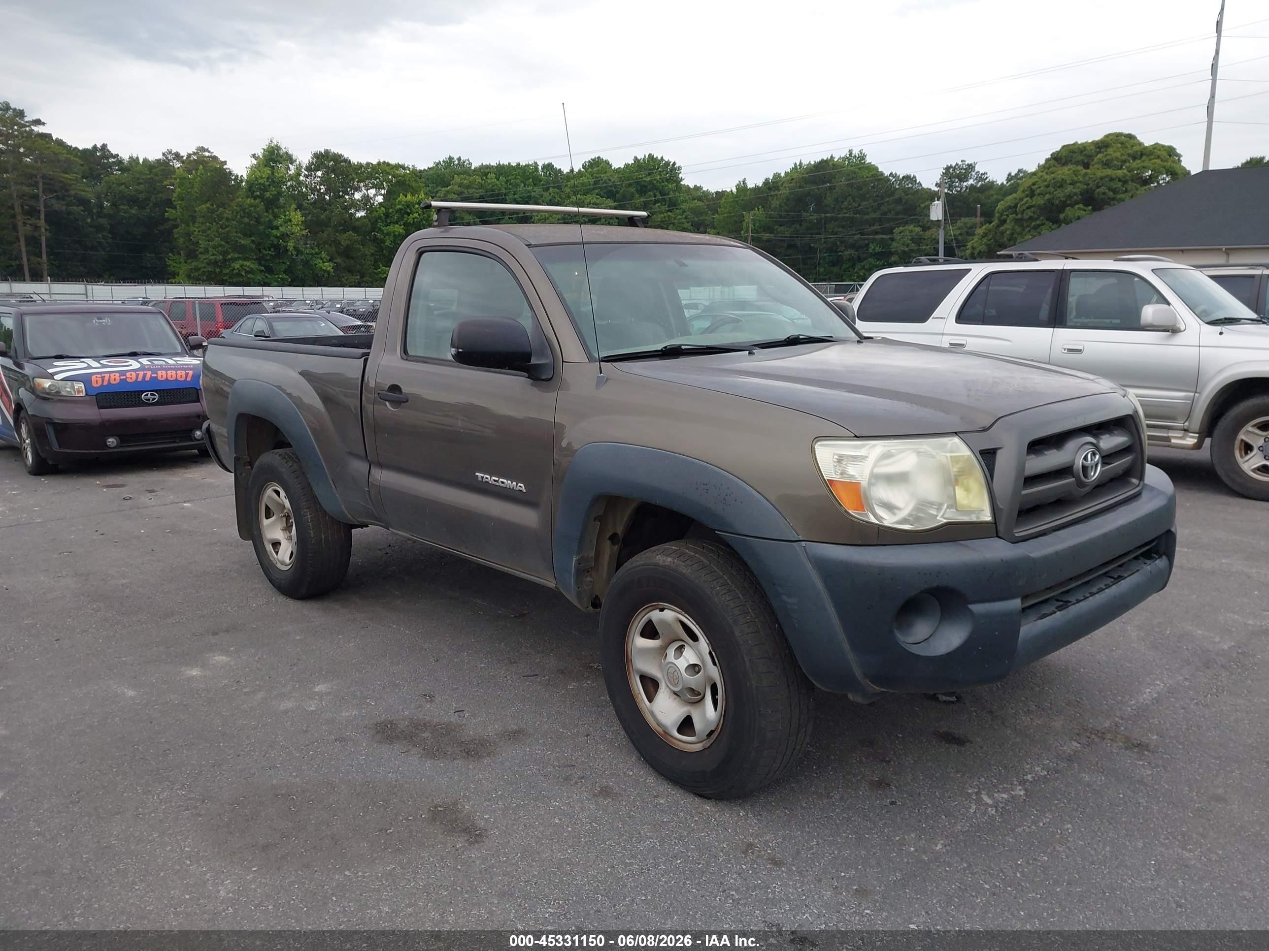 2009 Toyota Tacoma Prerunner Brown vin: 5TENX62N69Z628011