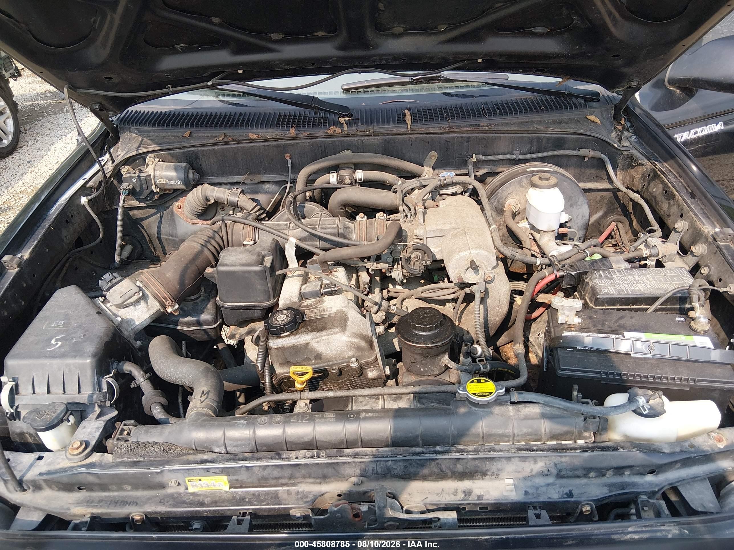 2002 Toyota Tacoma   Black vin: 5TEPM62N42Z040163