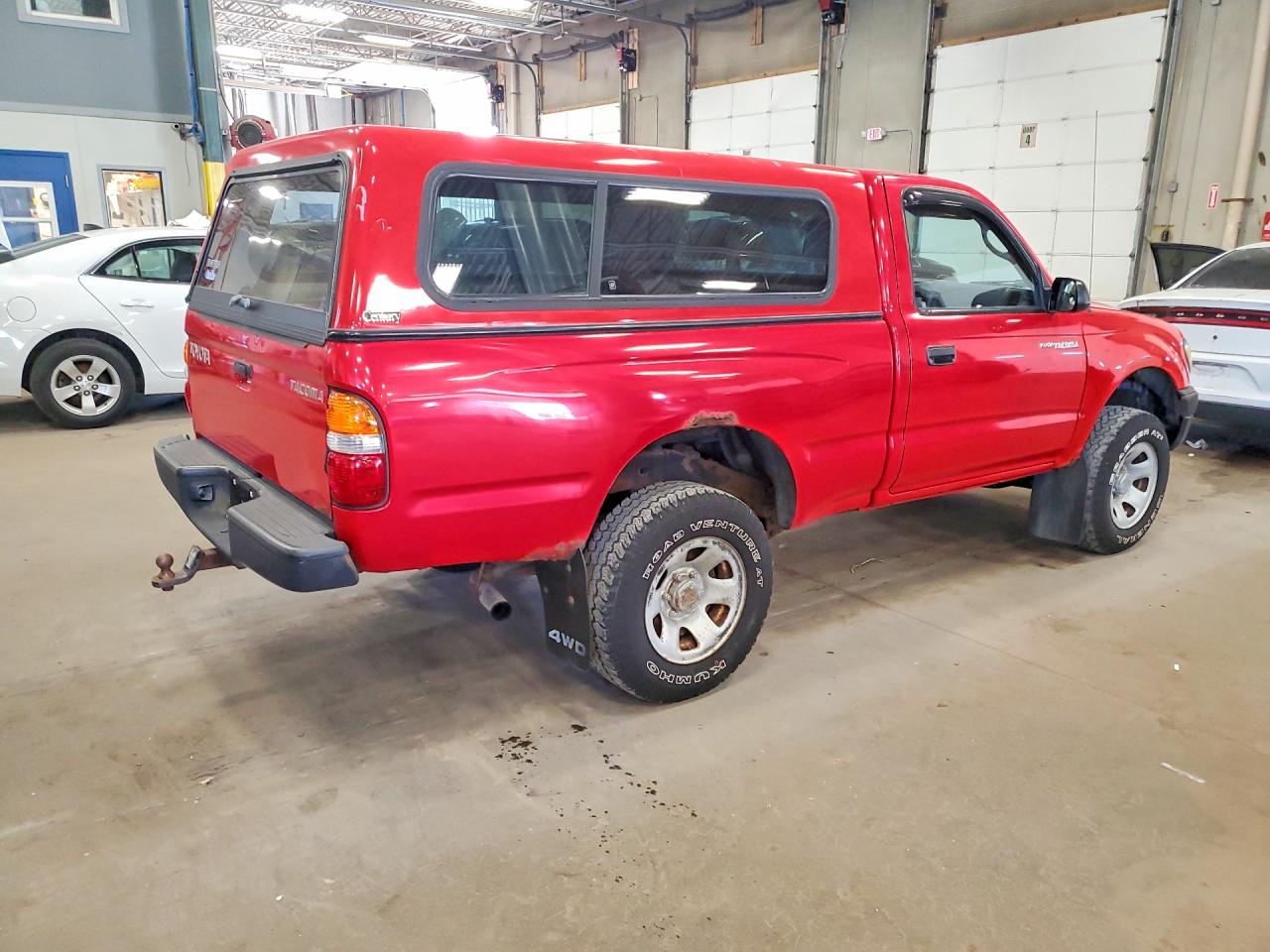 2001 Toyota Tacoma Base Red vin: 5TEPM62N51Z758142