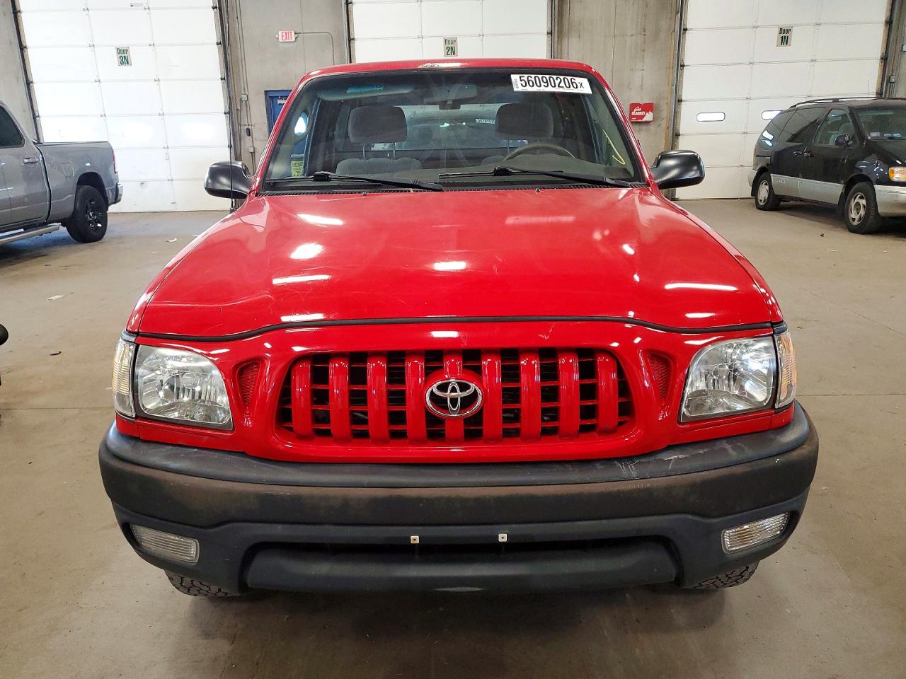 2001 Toyota Tacoma Base Red vin: 5TEPM62N51Z758142
