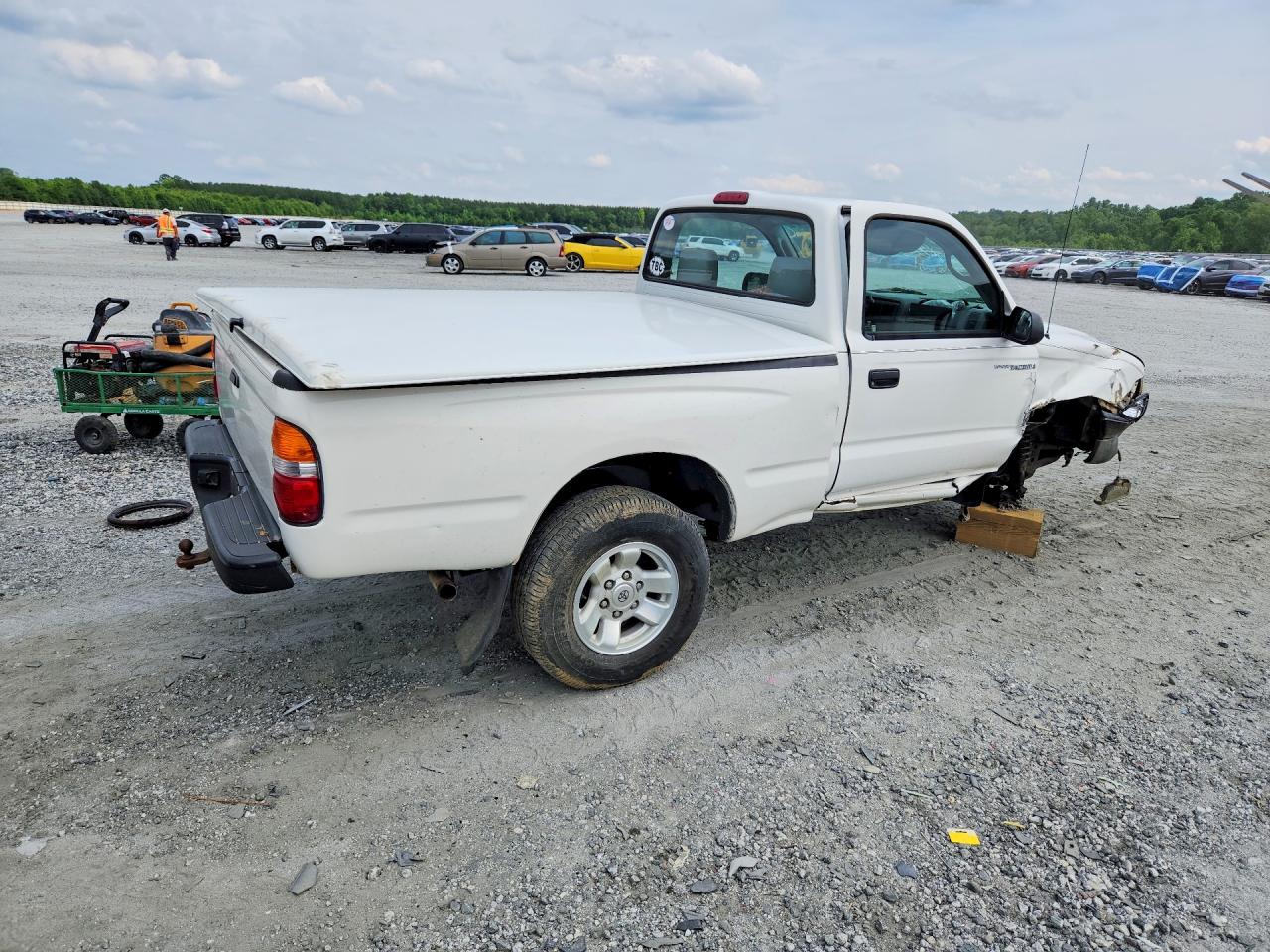 2002 Toyota Tacoma Base Белый vin: 5TEPM62N52Z009729