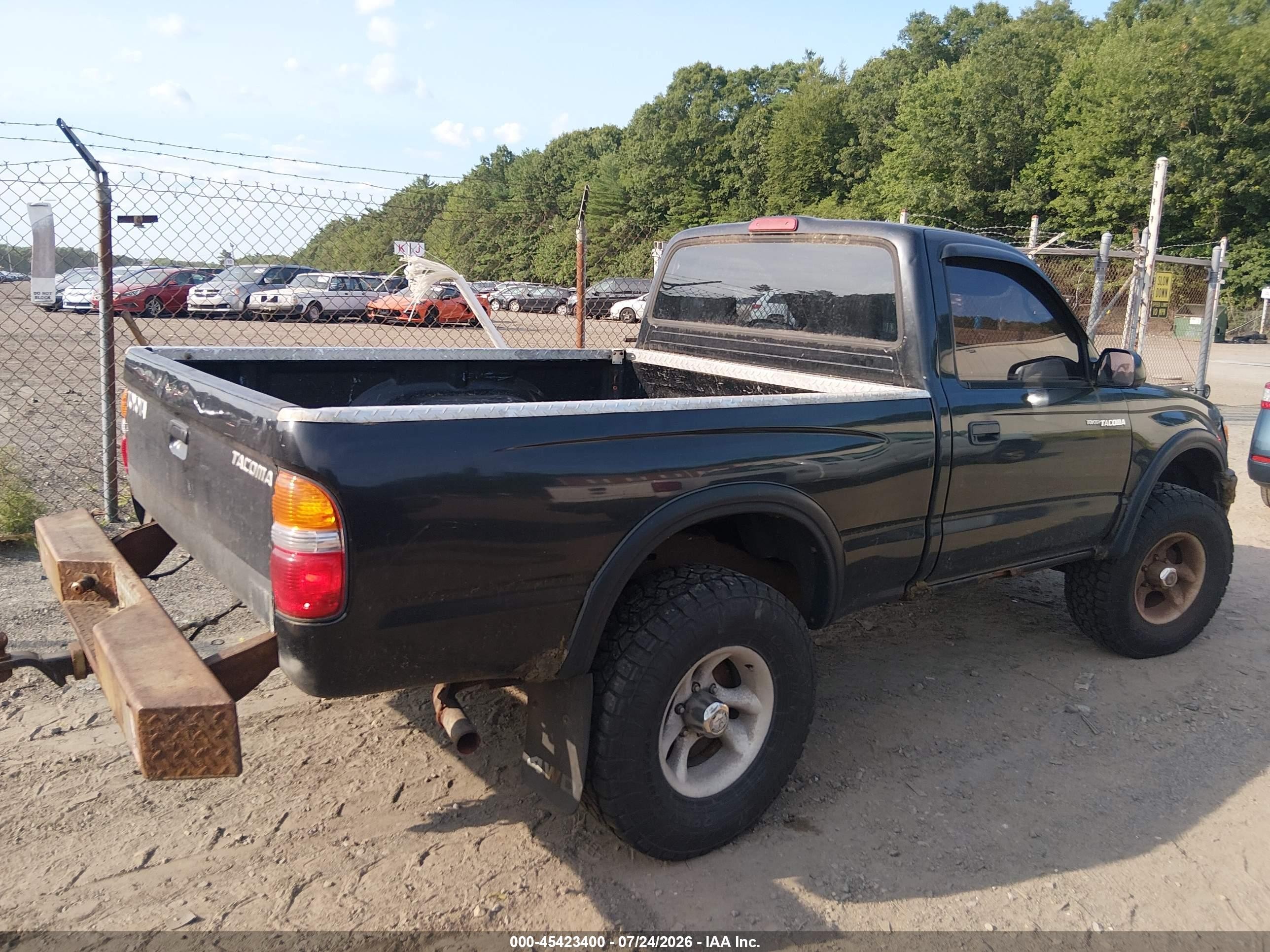 2002 Toyota Tacoma   Black vin: 5TEPM62N62Z104865