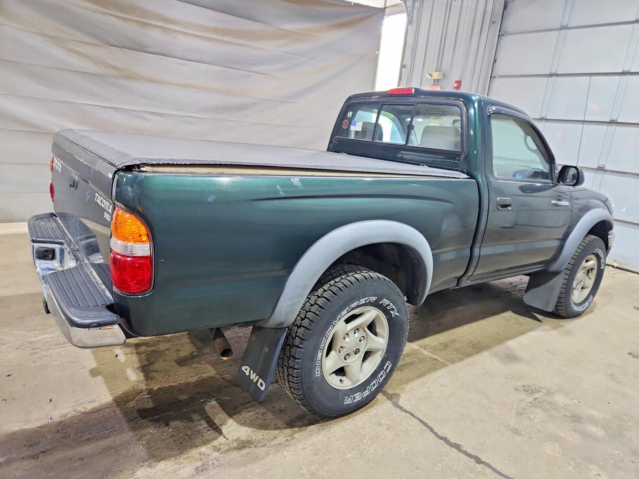 2003 Toyota Tacoma Base Green vin: 5TEPM62N63Z180412