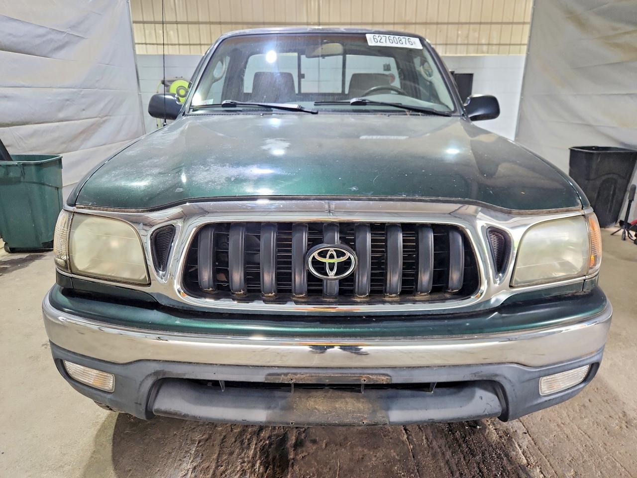 2003 Toyota Tacoma Base Green vin: 5TEPM62N63Z180412