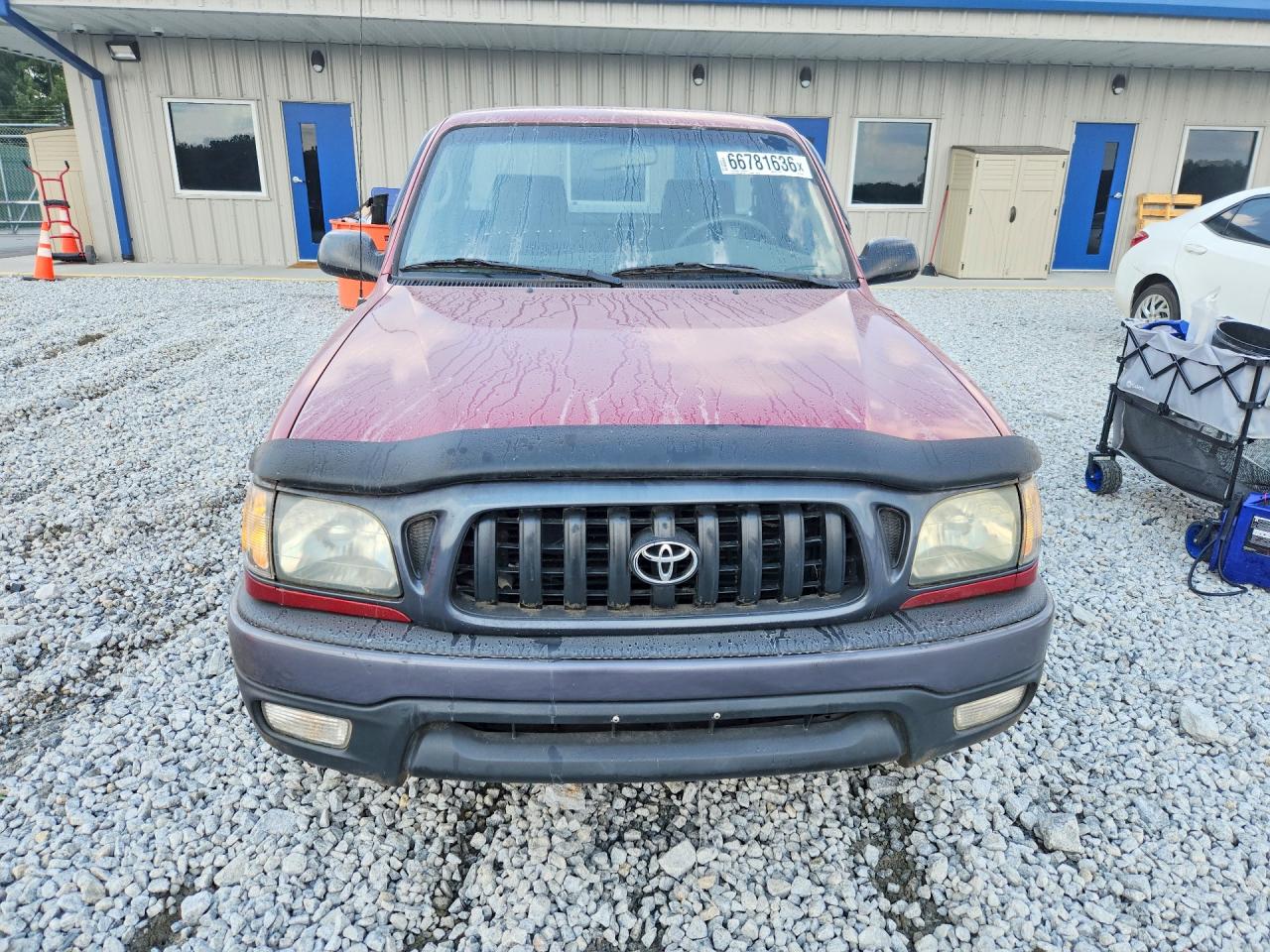 2003 Toyota Tacoma Base Red vin: 5TEPM62N63Z297245
