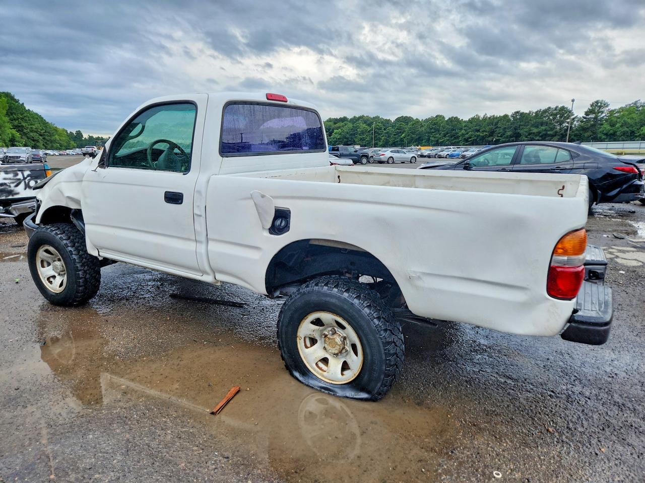 2004 Toyota Tacoma Base Белый vin: 5TEPM62N74Z462799