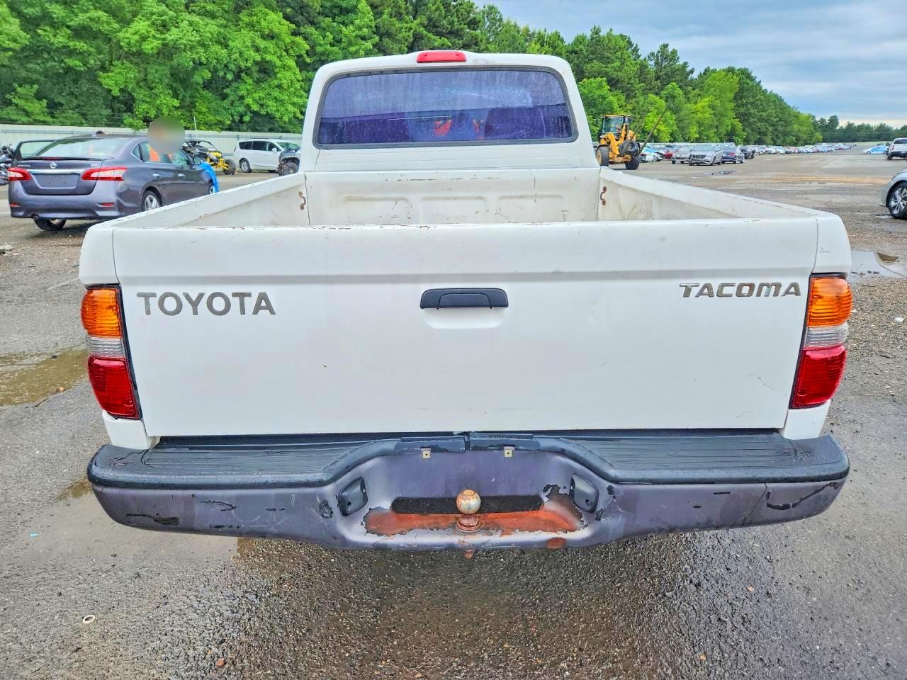2004 Toyota Tacoma Base Белый vin: 5TEPM62N74Z462799