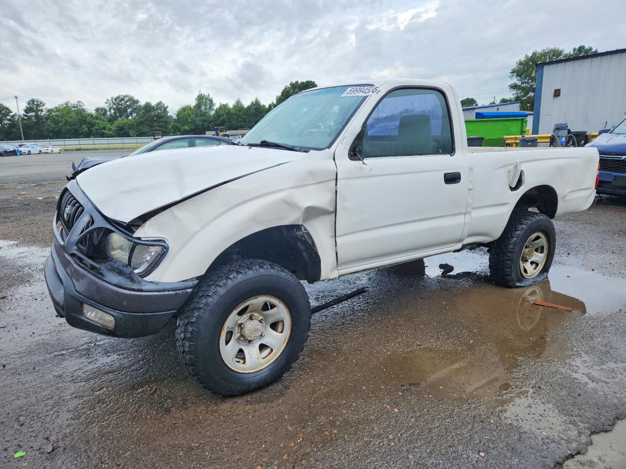 2004 Toyota Tacoma Base White vin: 5TEPM62N74Z462799