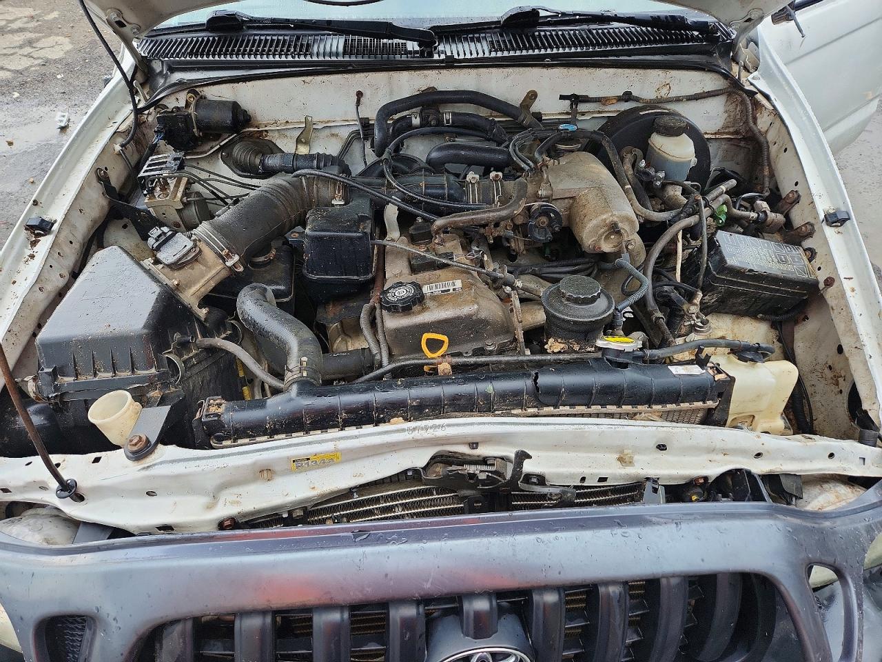 2004 Toyota Tacoma Base Белый vin: 5TEPM62N74Z462799