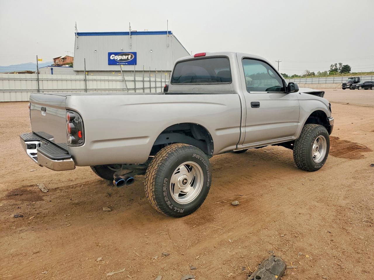 2001 Toyota Tacoma Base Gray vin: 5TEPM62N81Z814896