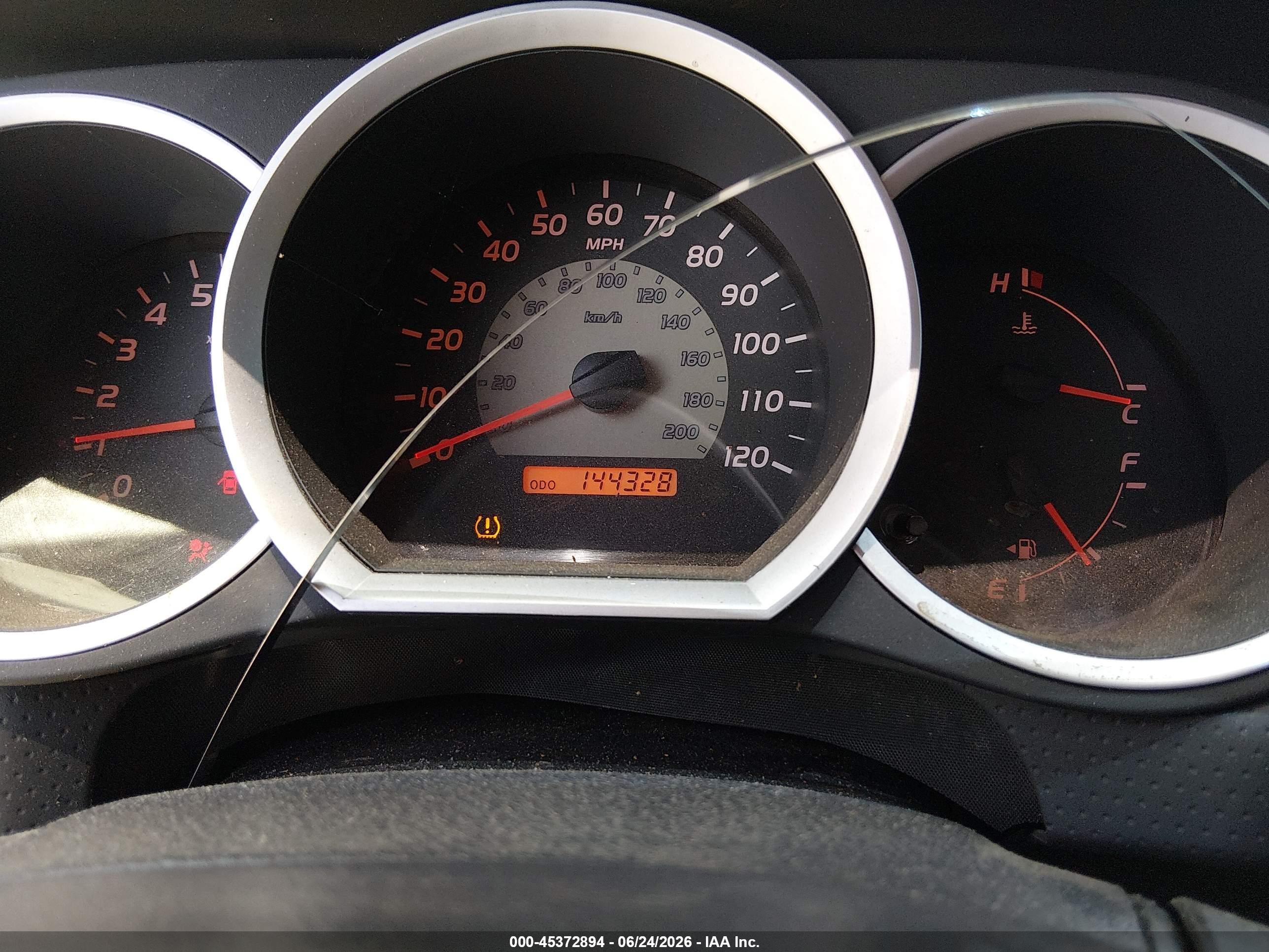 2007 Toyota Tacoma   Red vin: 5TEPX42N17Z454018