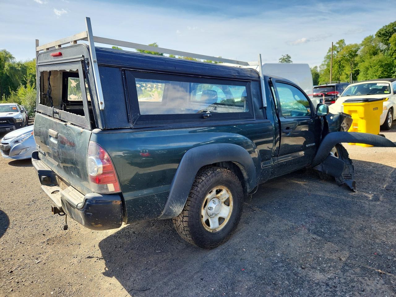 2009 Toyota Tacoma Base Green vin: 5TEPX42N19Z603949