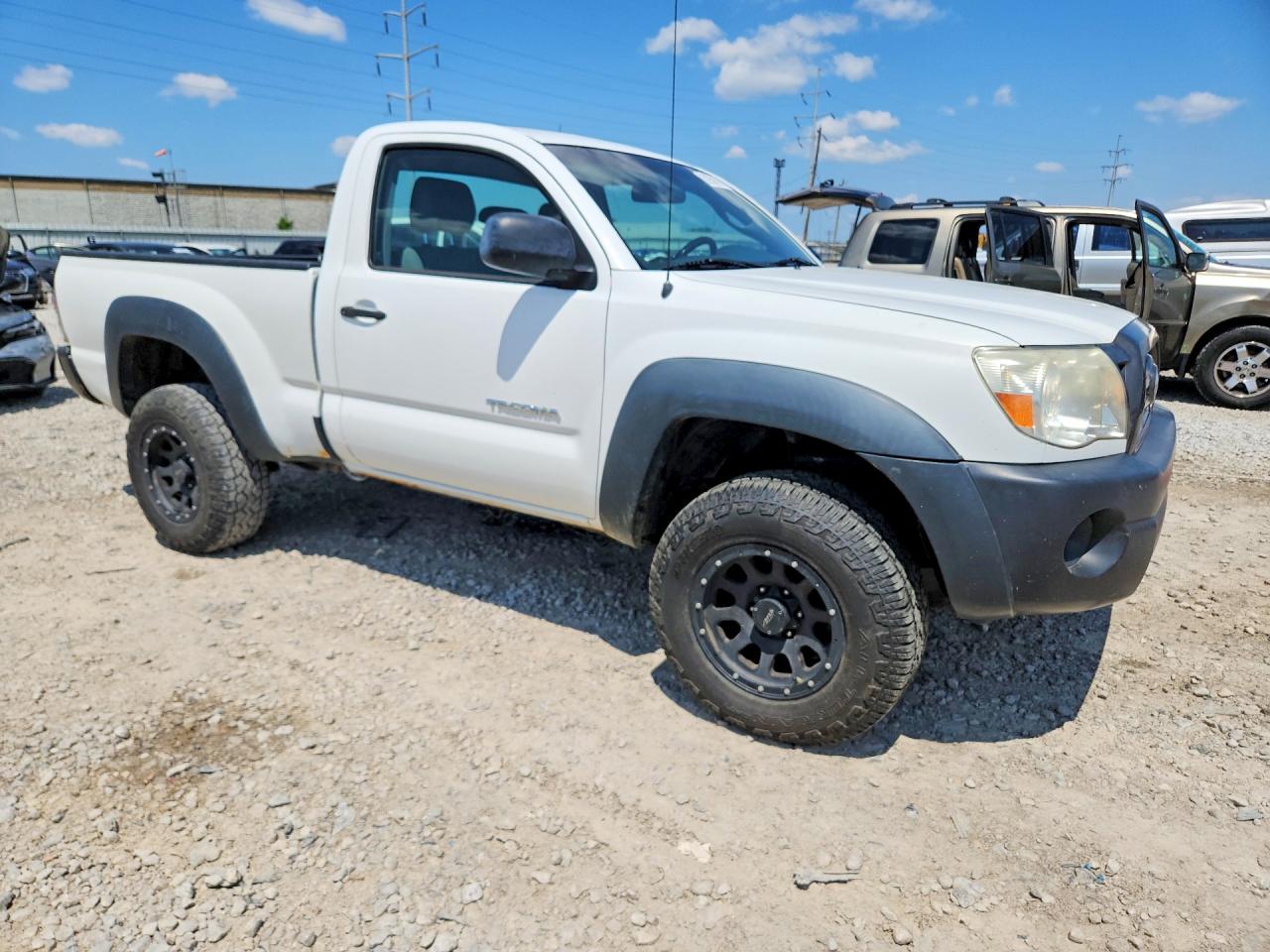 2009 Toyota Tacoma Base Белый vin: 5TEPX42N19Z603966