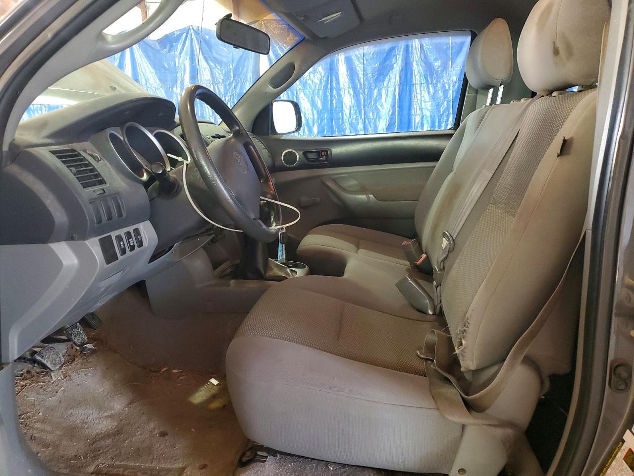 2009 Toyota Tacoma Base Серый vin: 5TEPX42N39Z647192