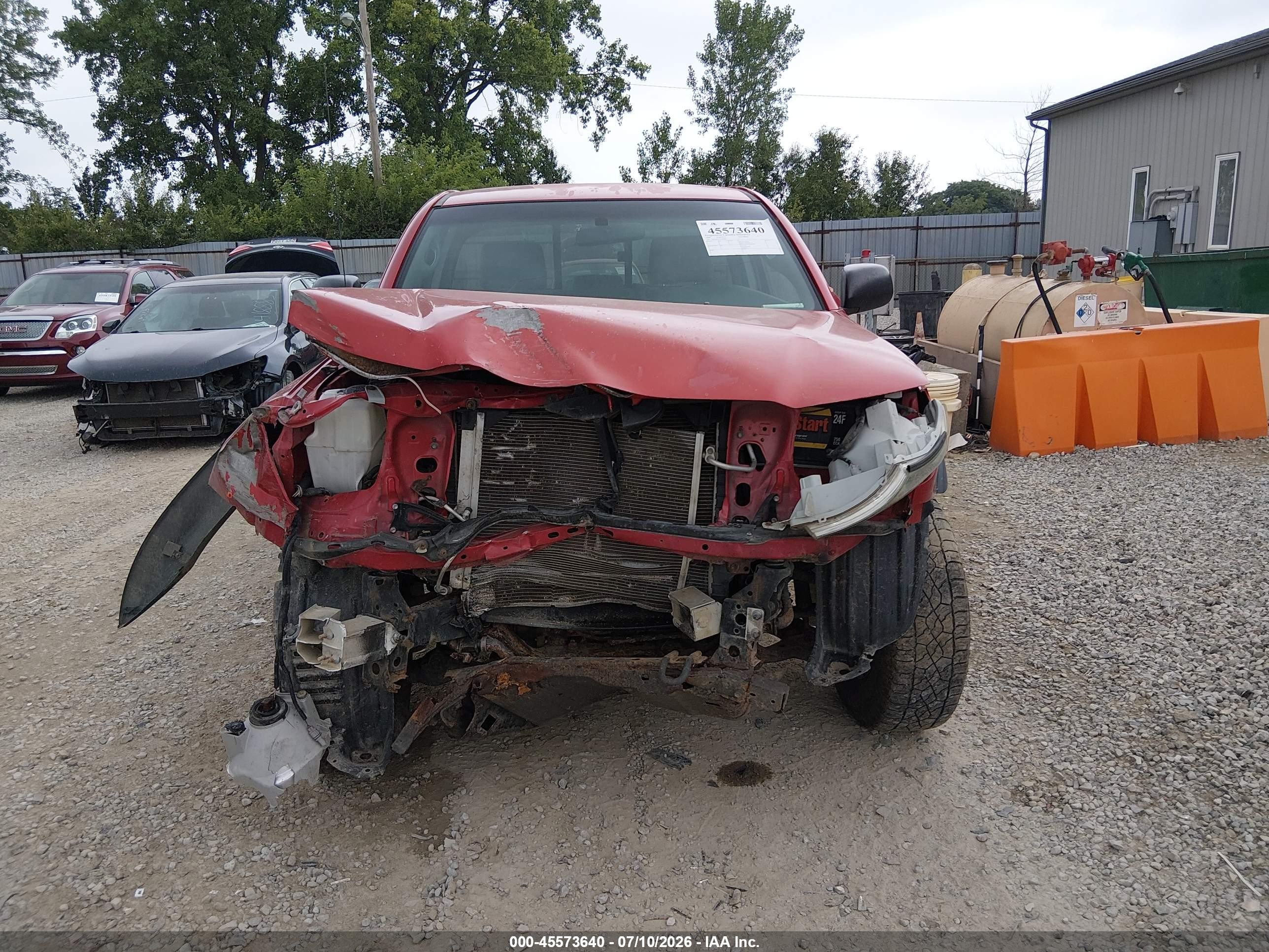 2009 Toyota Tacoma   Red vin: 5TEPX42N49Z636881