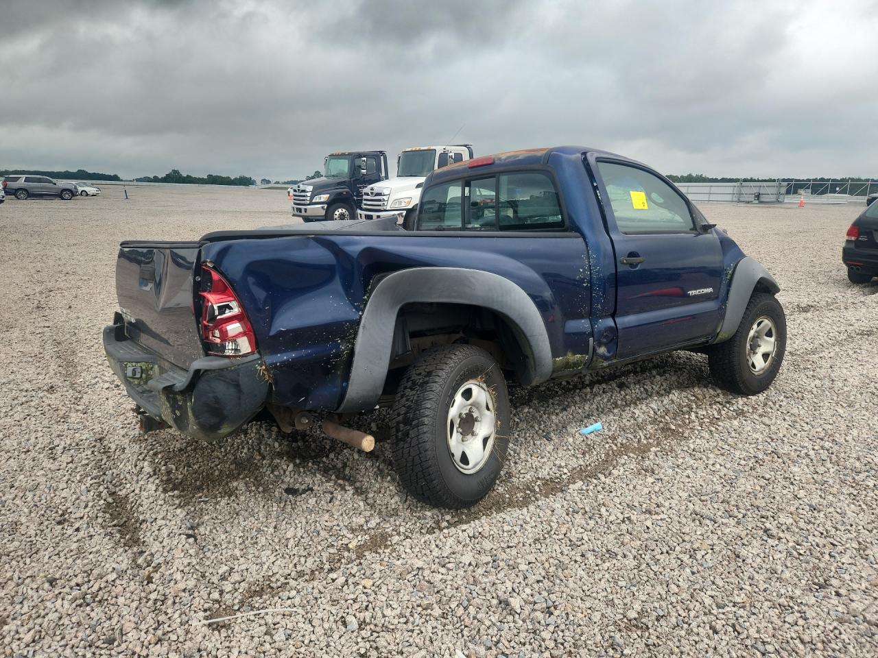 2006 Toyota Tacoma Base Blue vin: 5TEPX42N56Z163777