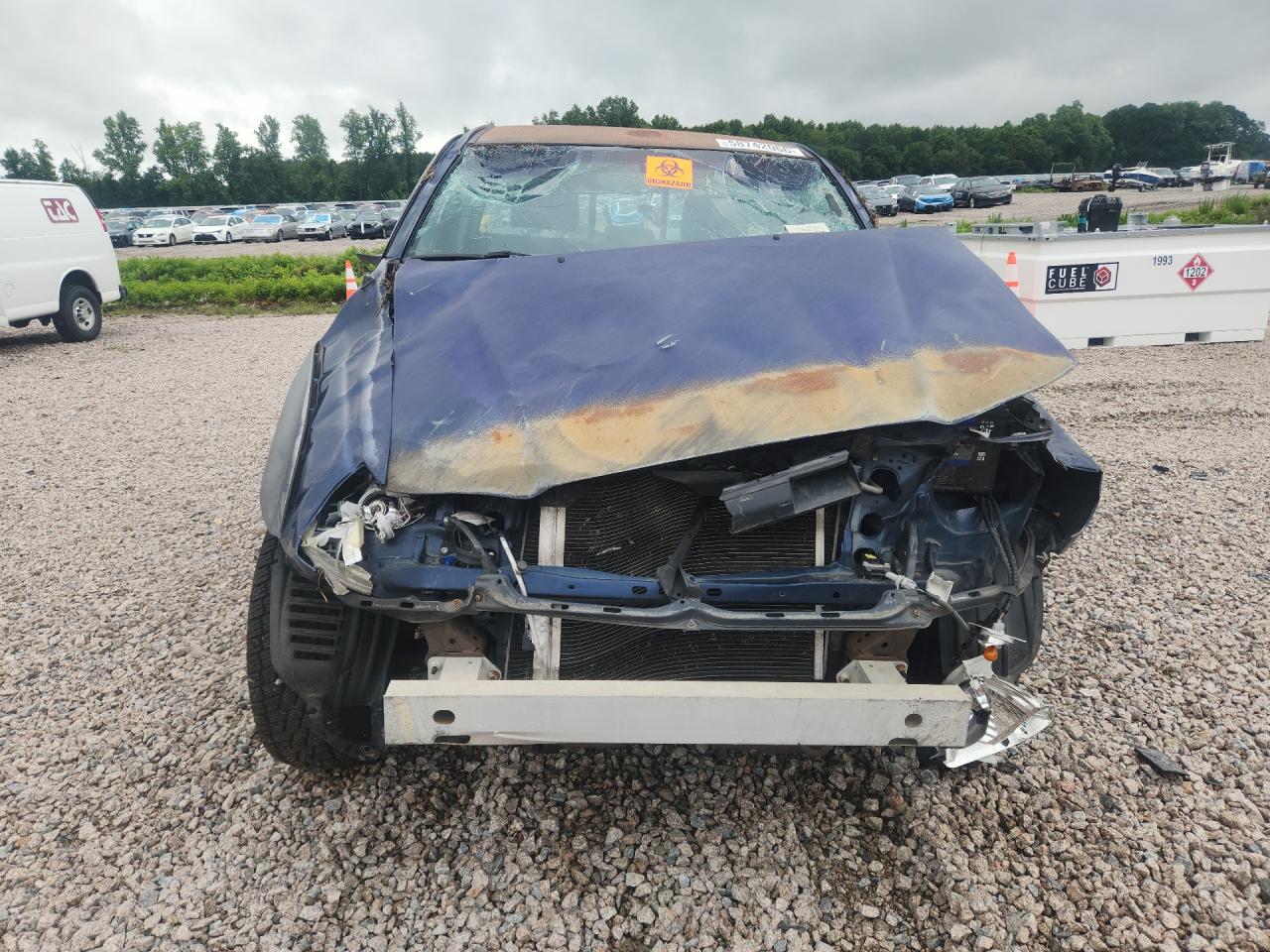 2006 Toyota Tacoma Base Blue vin: 5TEPX42N56Z163777