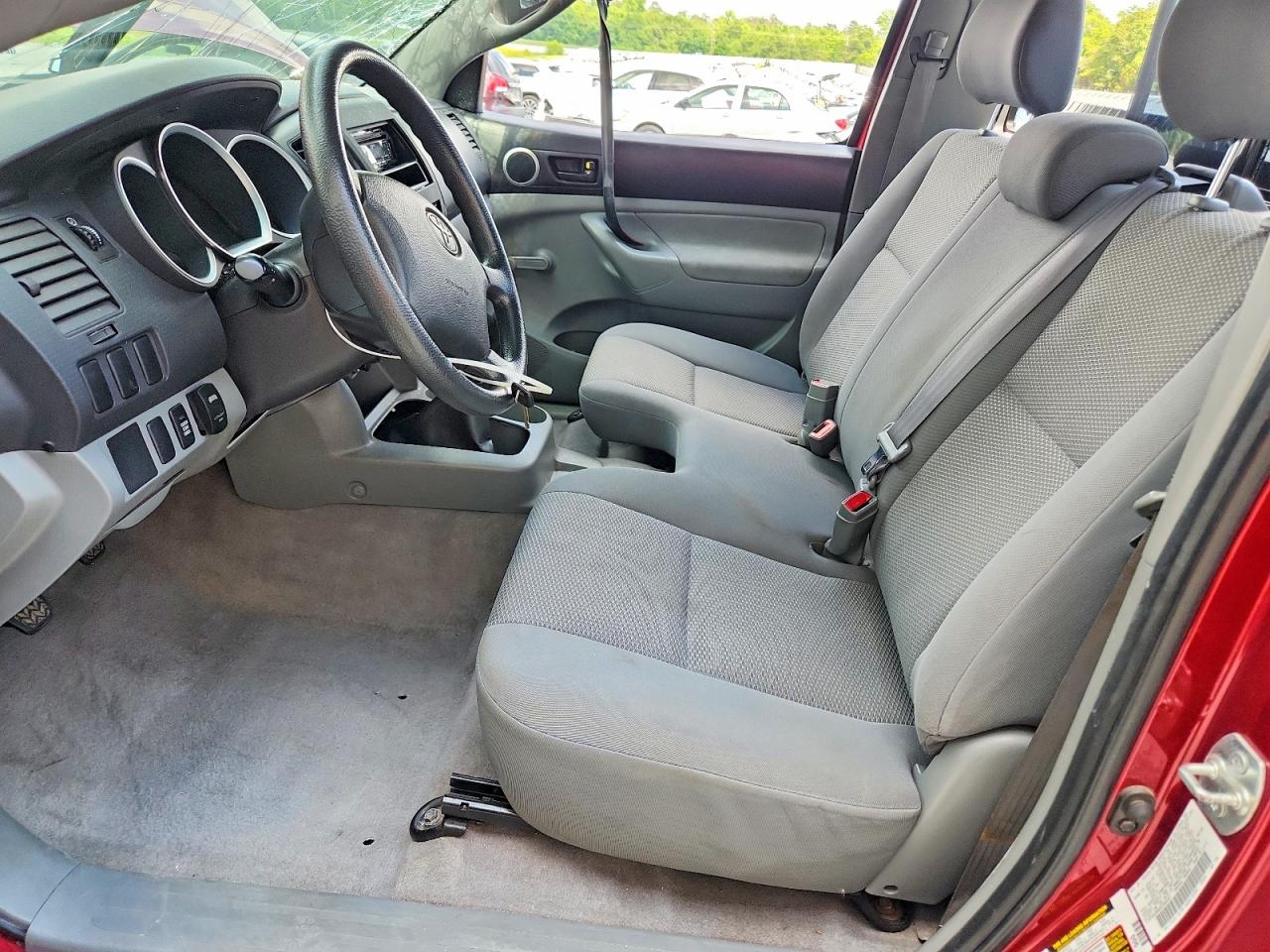 2008 Toyota Tacoma Base Red vin: 5TEPX42N88Z556482