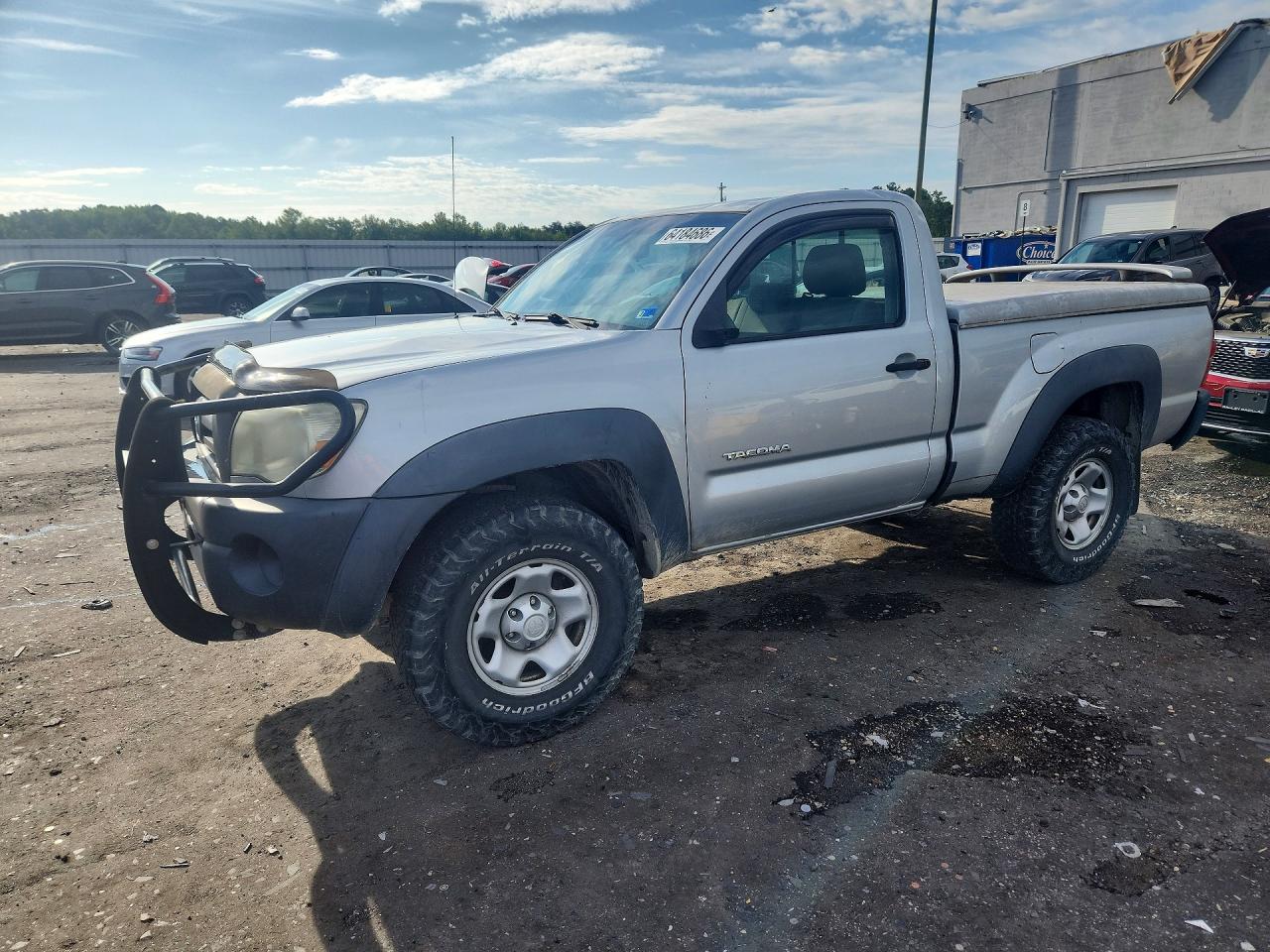 2007 Toyota Tacoma Base Silver vin: 5TEPX42N97Z331678