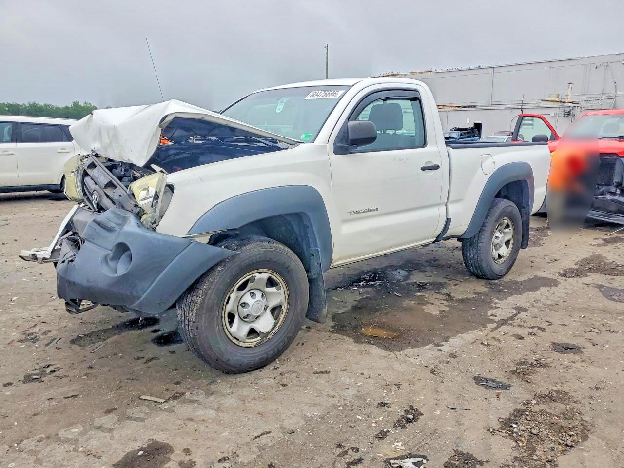 2008 Toyota Tacoma Base Белый vin: 5TEPX42NX8Z572795