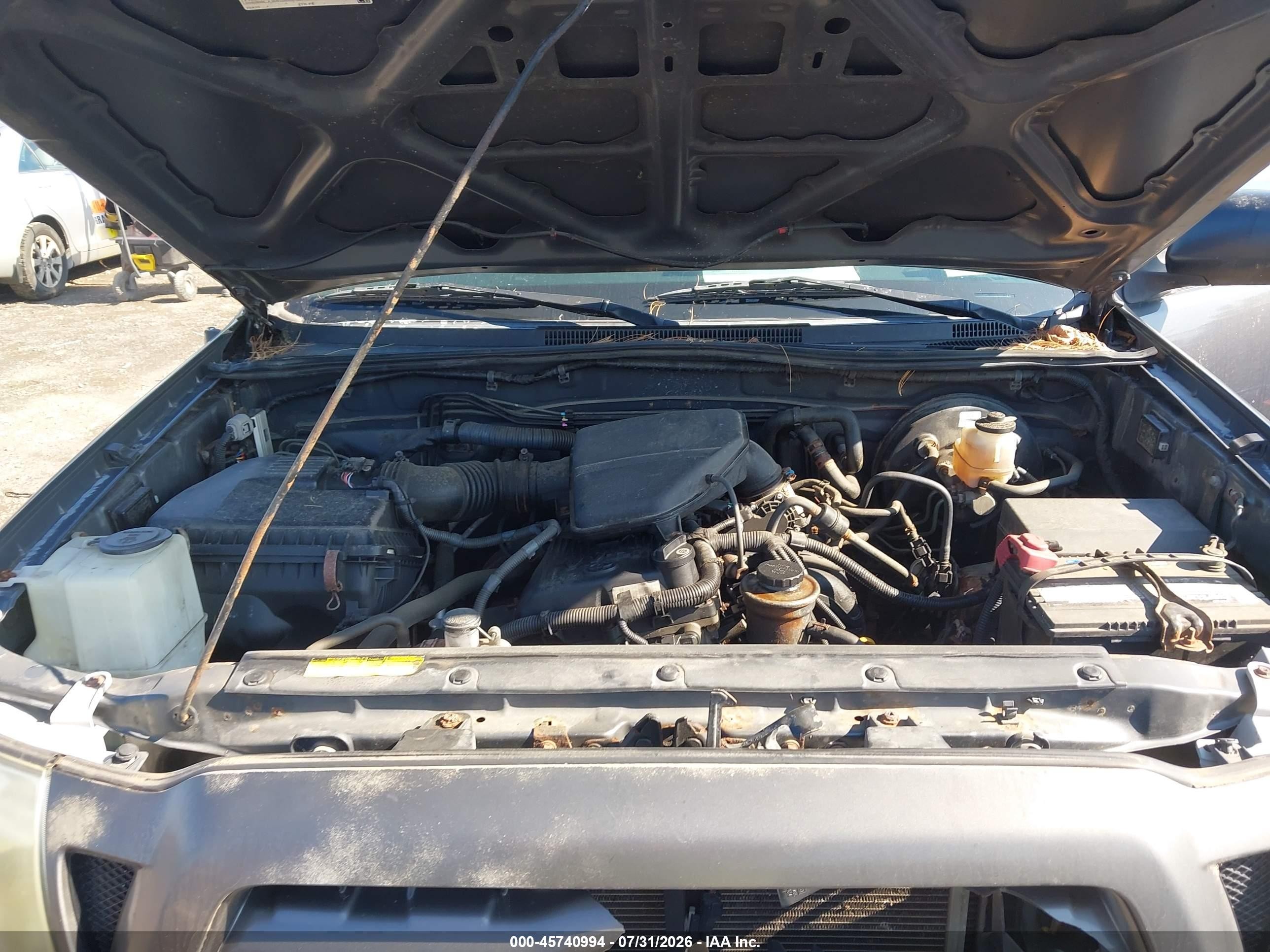 2010 Toyota Tacoma   Gray vin: 5TEPX4EN3AZ680810