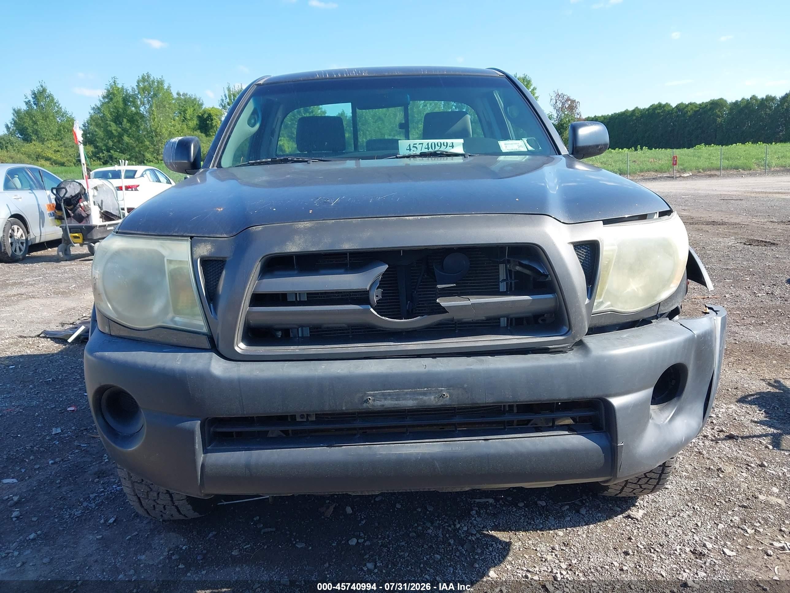 2010 Toyota Tacoma   Gray vin: 5TEPX4EN3AZ680810