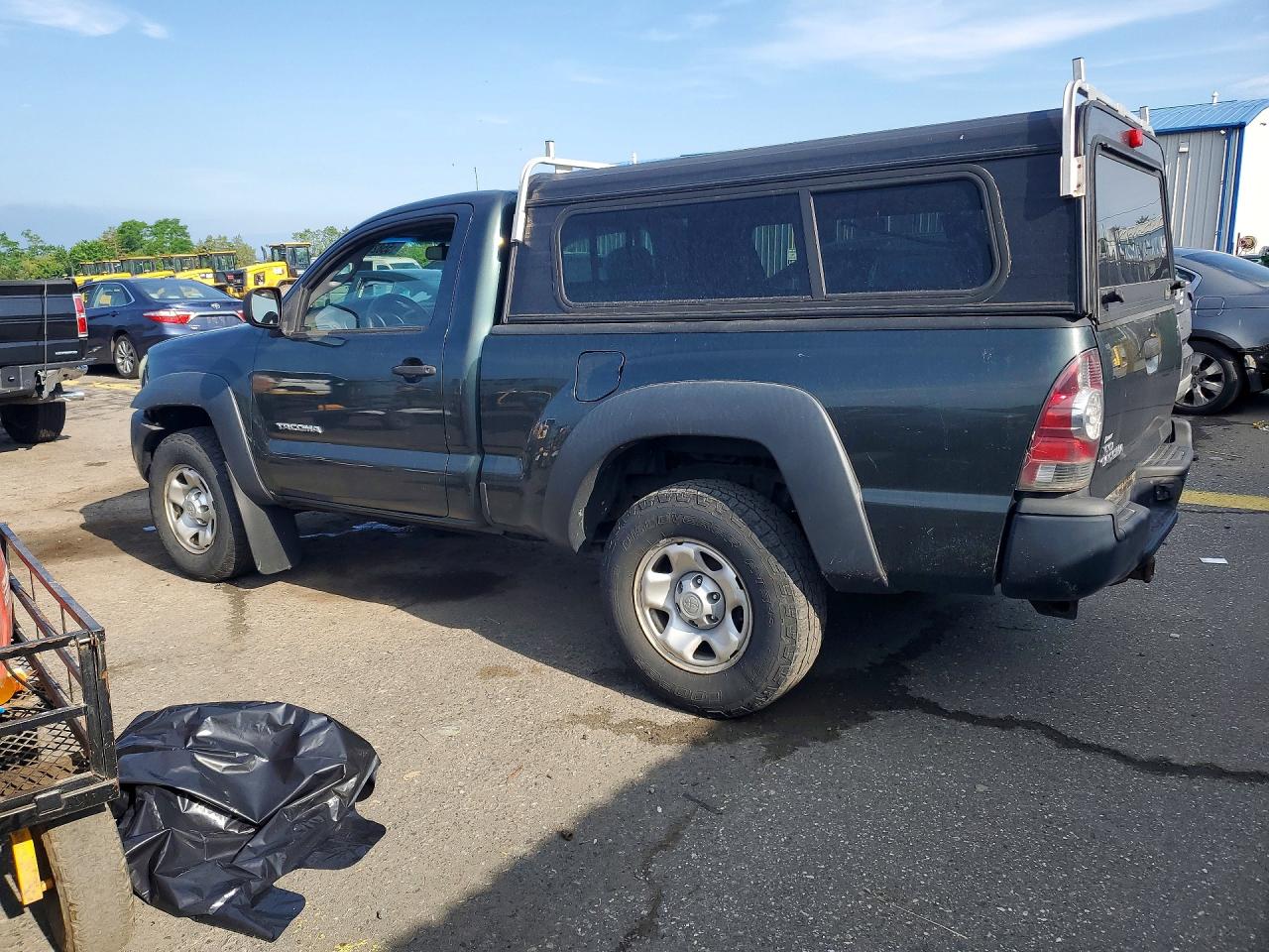 2010 Toyota Tacoma Base Gray vin: 5TEPX4EN7AZ733329