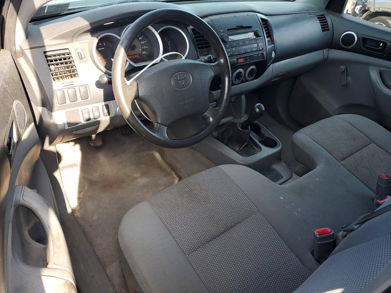 2010 Toyota Tacoma Base Gray vin: 5TEPX4EN7AZ733329