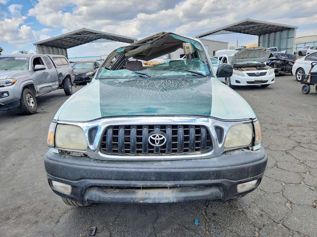 2001 Toyota Tacoma Xtracab Prerunner Two Tone vin: 5TESM92N01Z846186