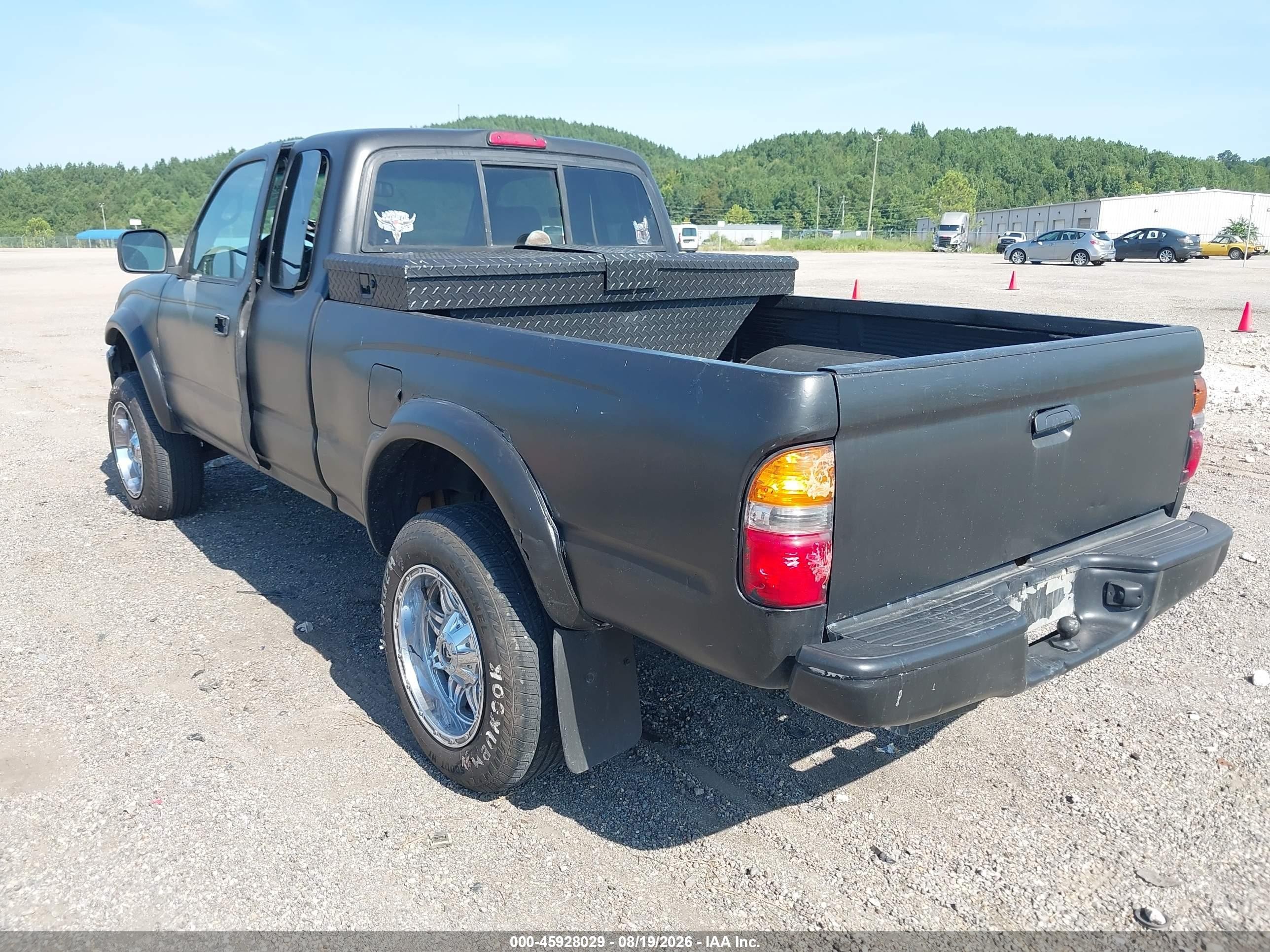 2004 Toyota Tacoma Prerunner Black vin: 5TESM92N04Z375788