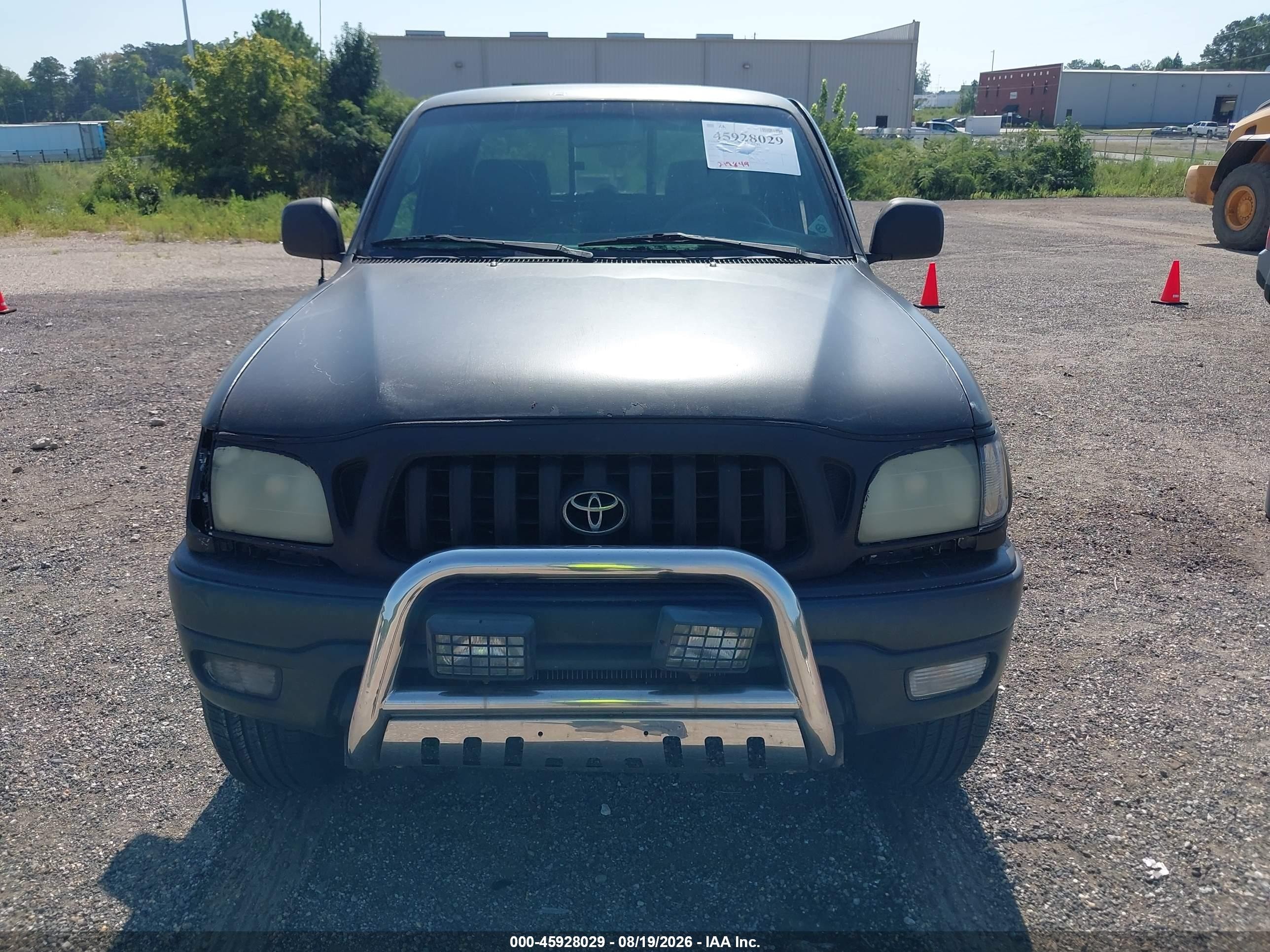 2004 Toyota Tacoma Prerunner Black vin: 5TESM92N04Z375788